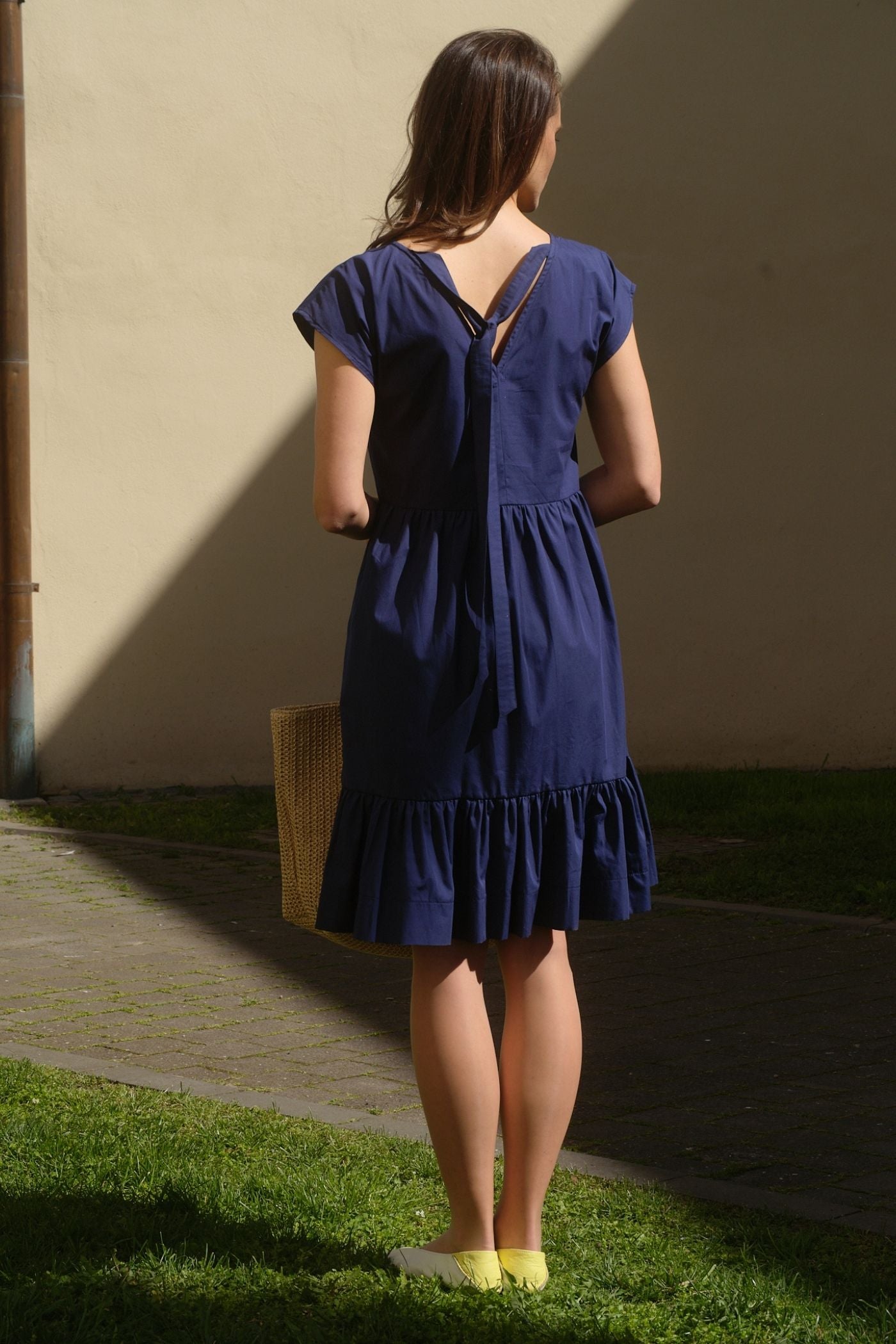 Amandine Organic Cotton Poplin Dress