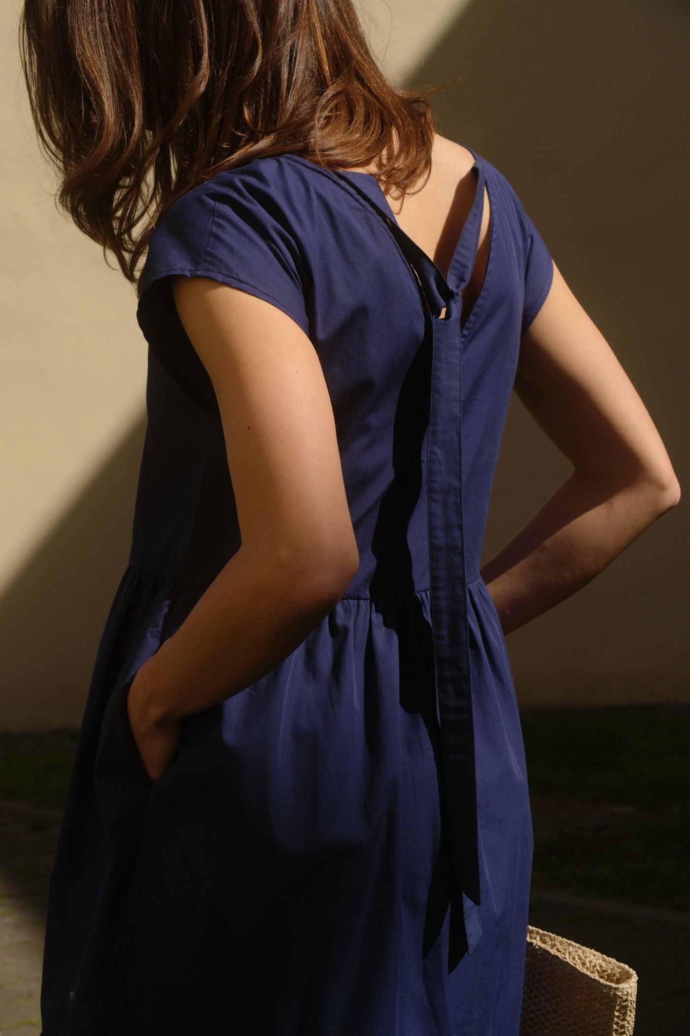 Amandine Organic Cotton Poplin Dress