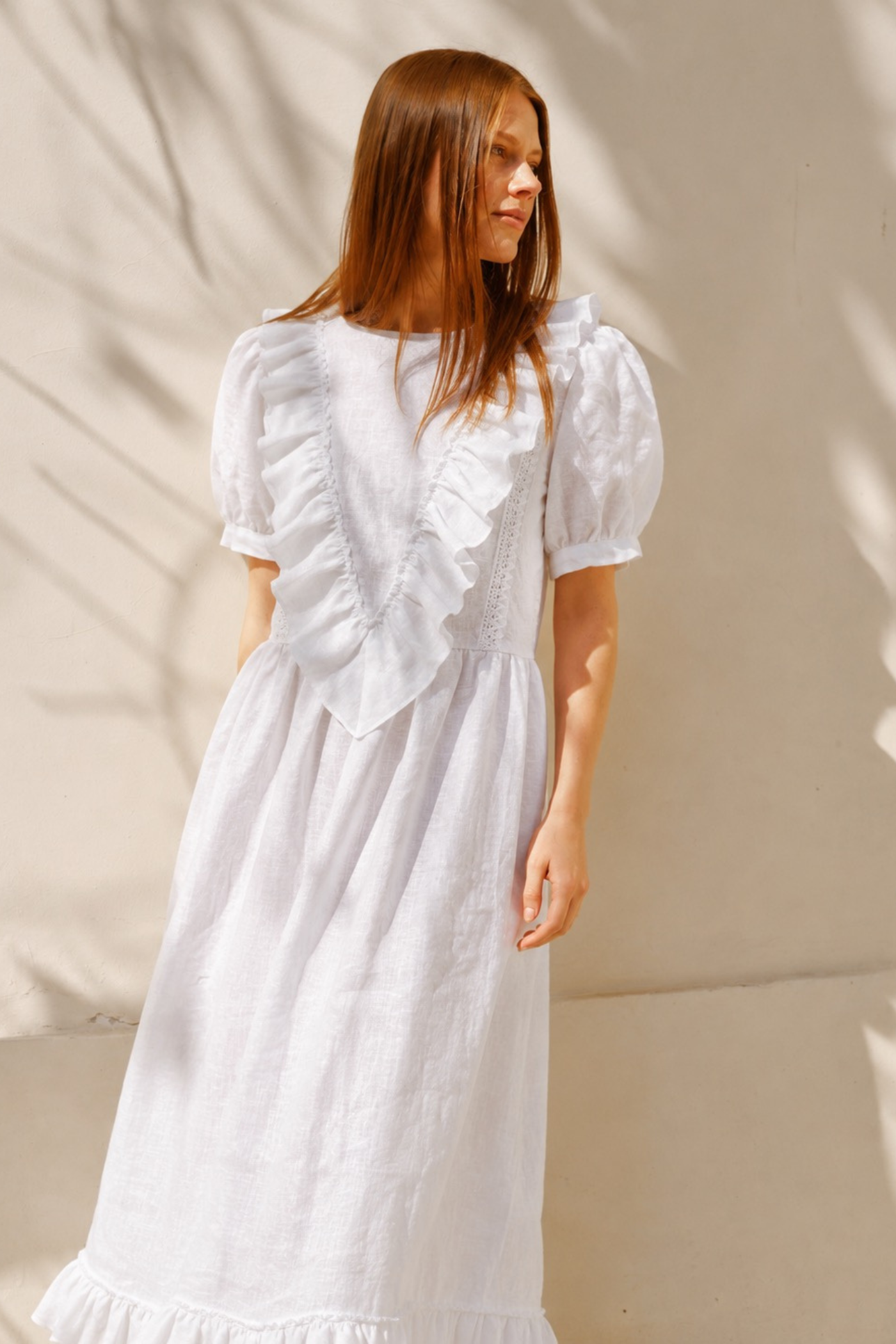 Rochie din In Kaia Alb