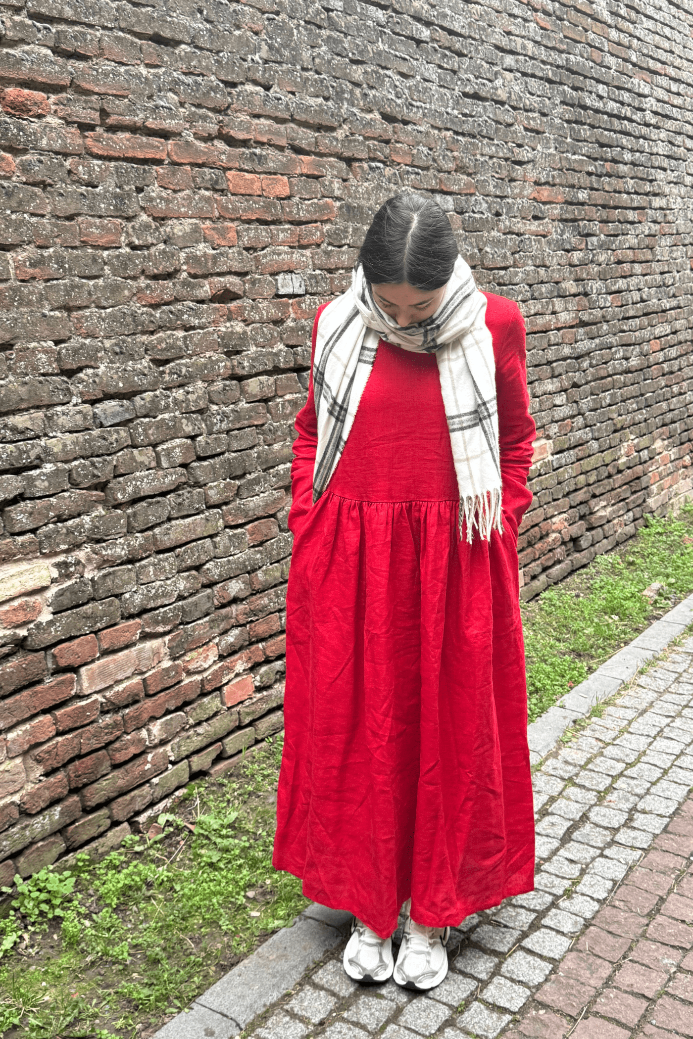 Rochie Din In Lungă, Lejeră Margo Roșie