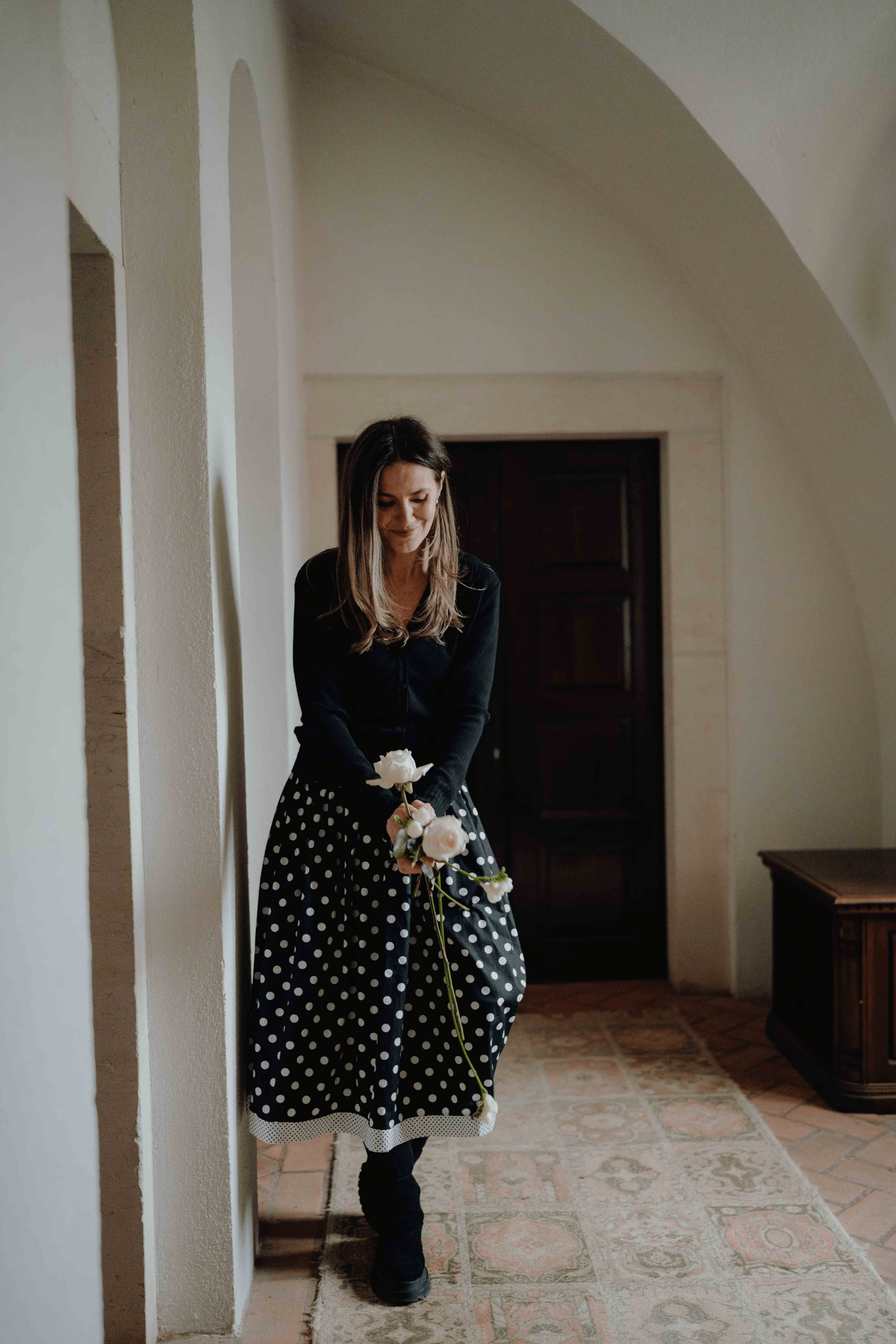 Organic Cotton Poplin Midi Skirt