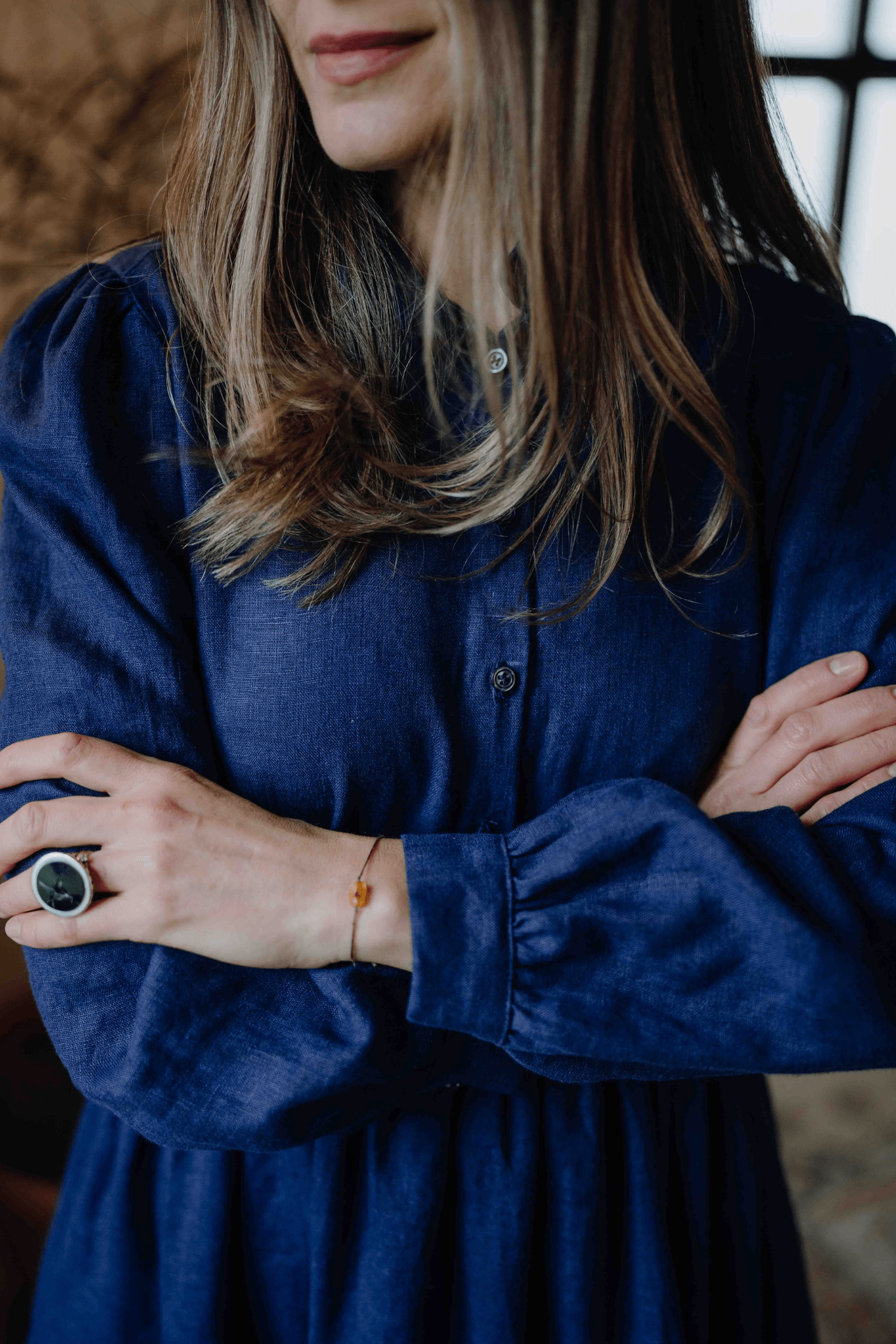 Rochie din In Runa Bleumarin