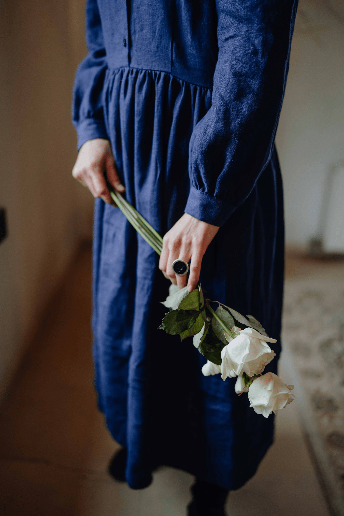 Rochie din In Runa Bleumarin