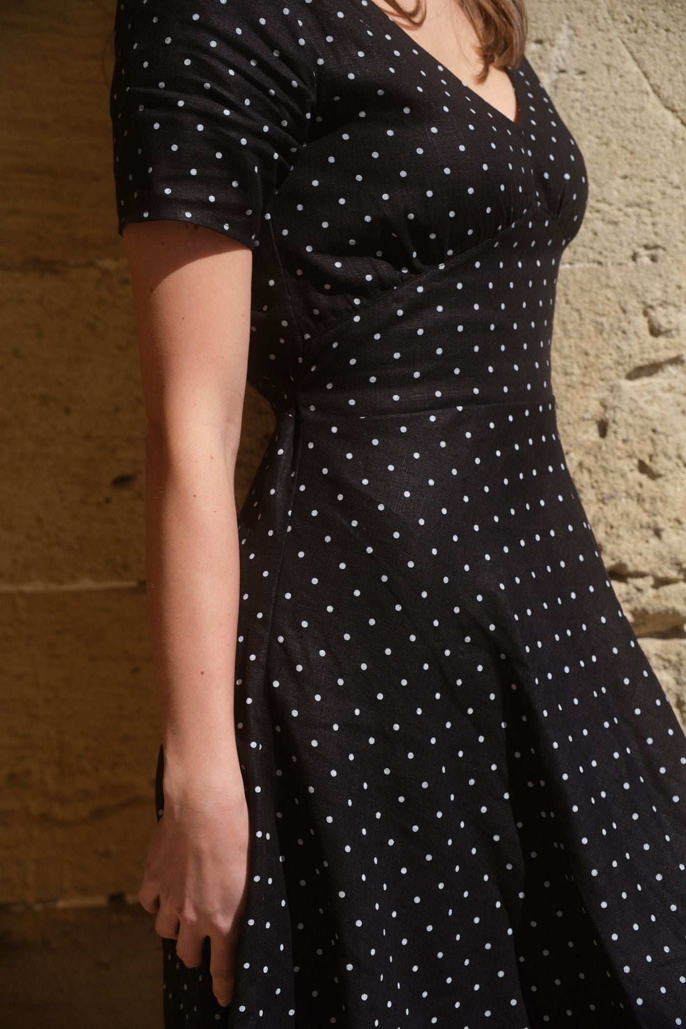 Rochie din In Sophia Negru cu Buline