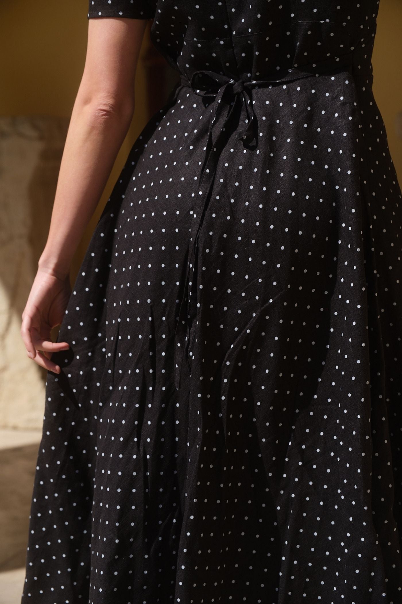 Rochie din In Sophia Negru cu Buline
