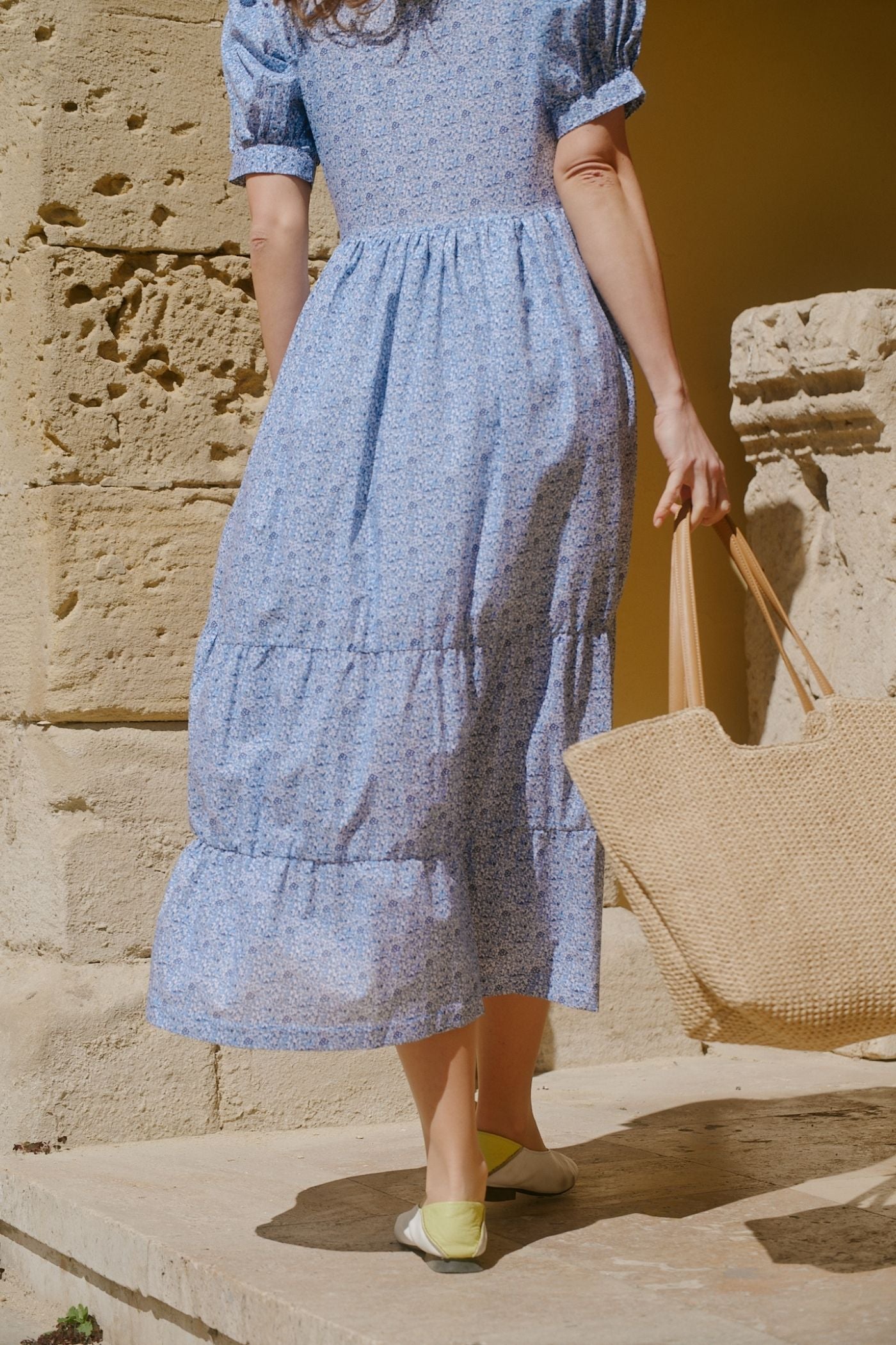 Rochie Cu Flori Din Bumbac Organic Chloe