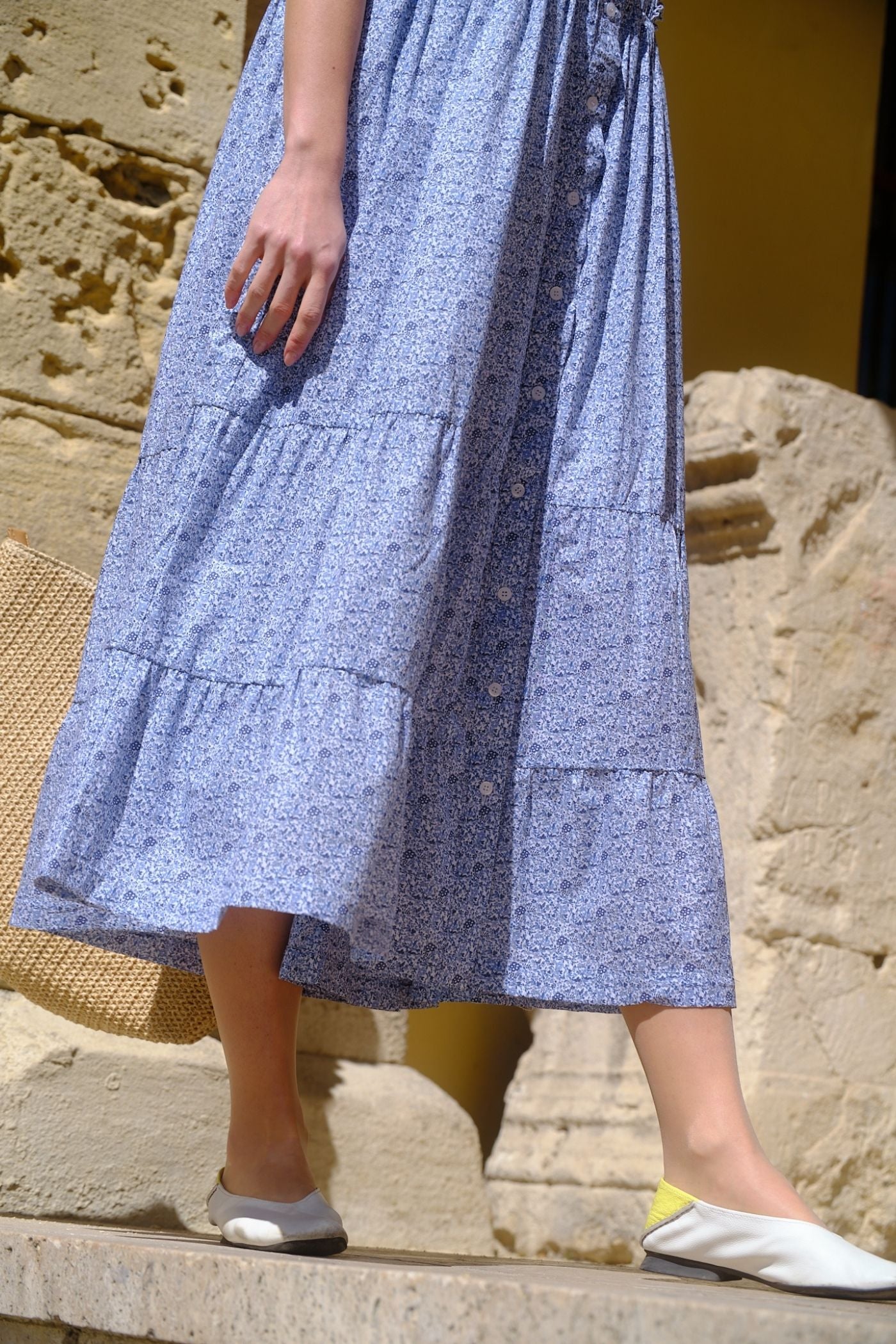 Rochie Cu Flori Din Bumbac Organic Chloe