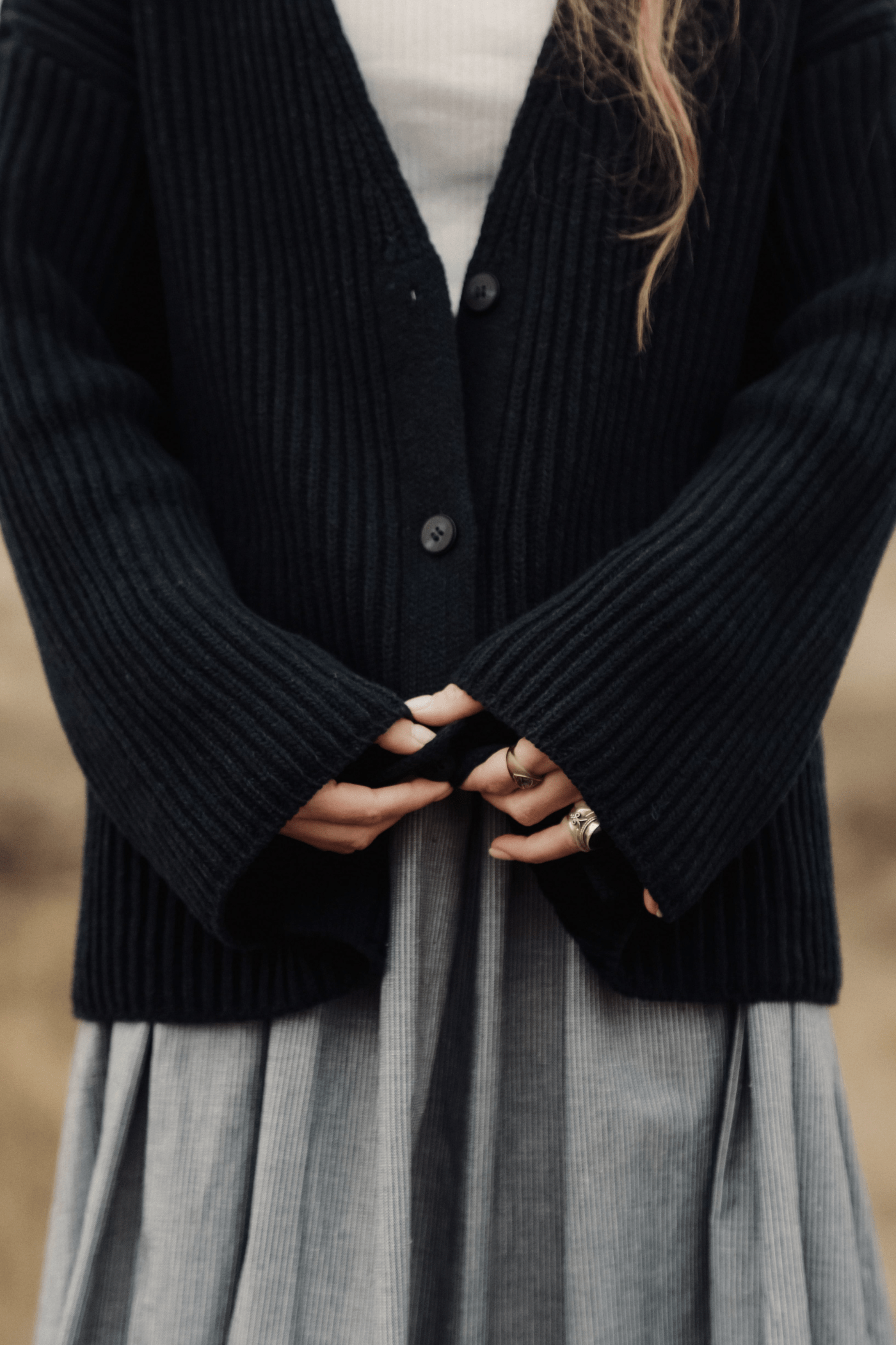 Wool Cardigan Cocoon