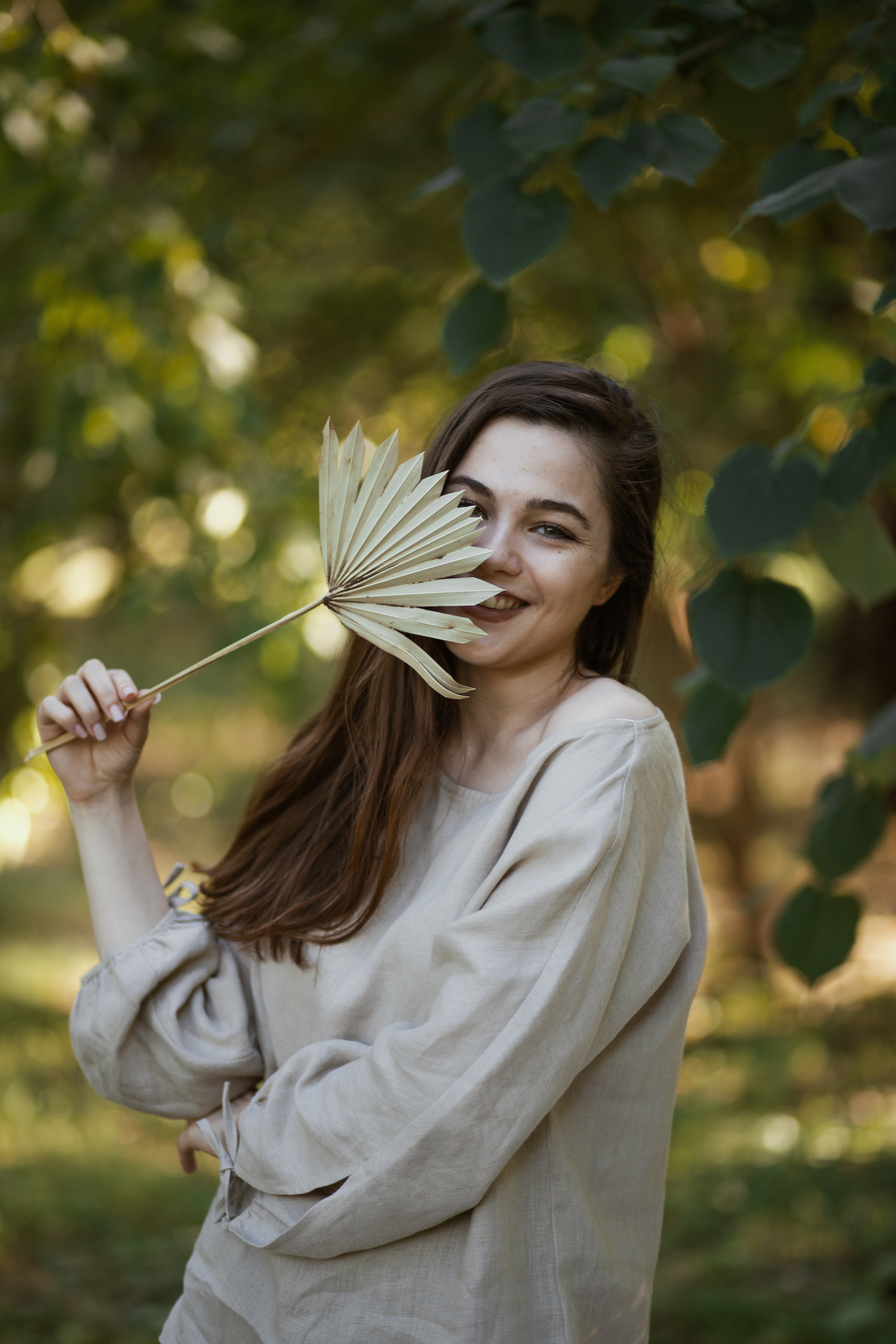 Linen blouse HELENE