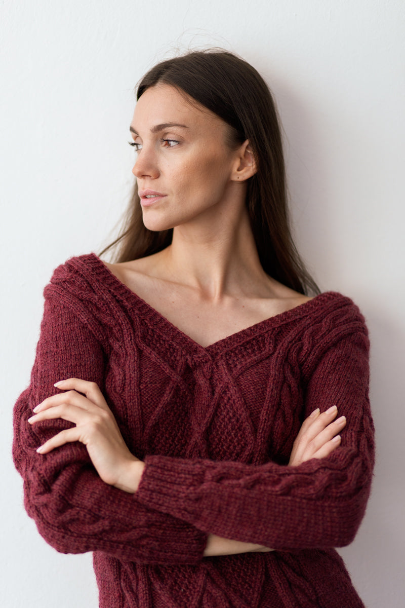 Awake Hand knitted Wool Sweater
