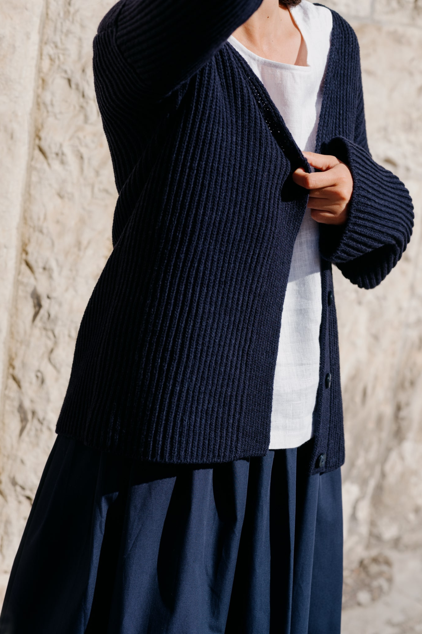 Wool Cardigan Cocoon
