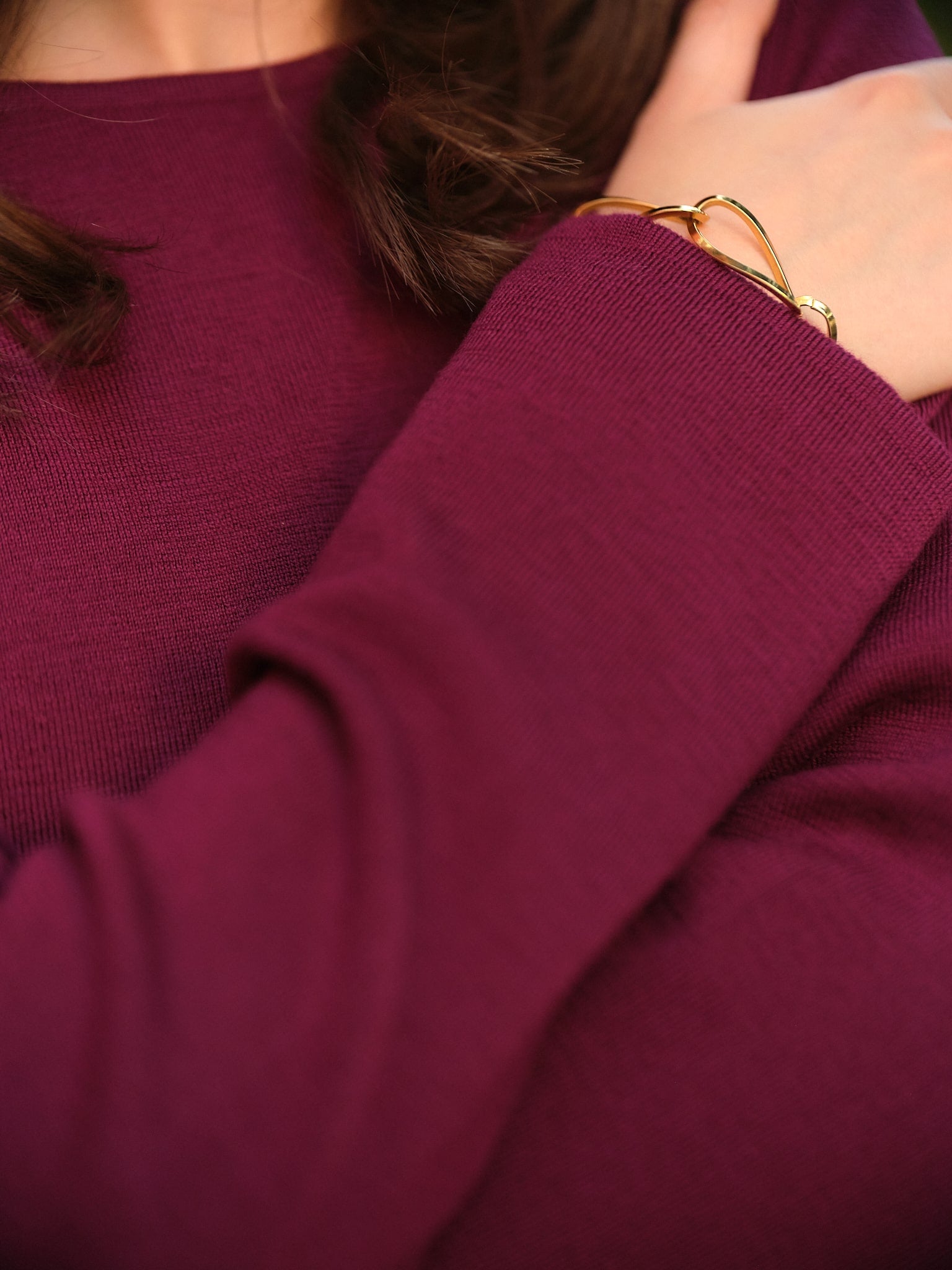 Loose Knit Merino Wool Dress Enya