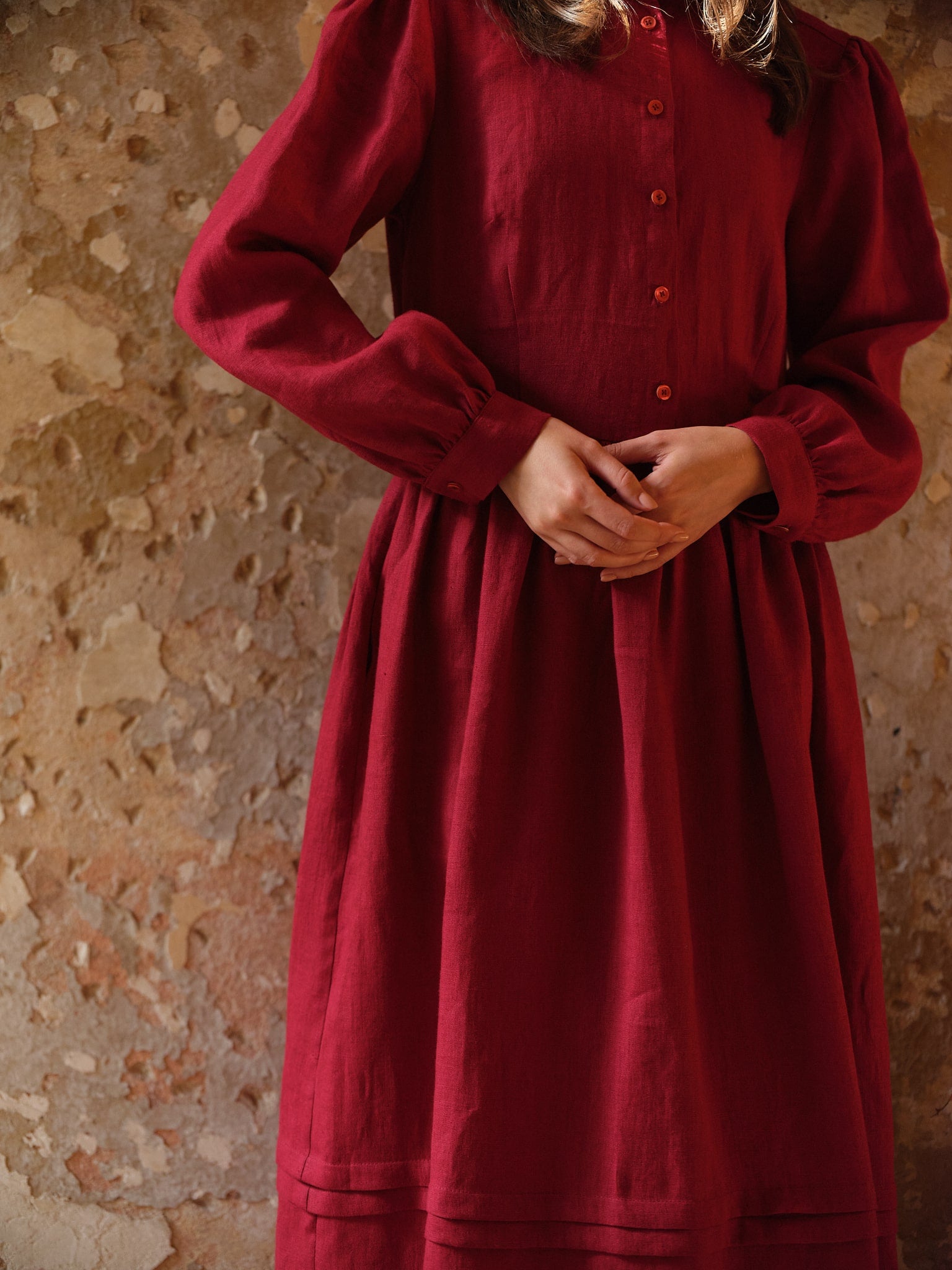 Rochie din In Runa Bordo