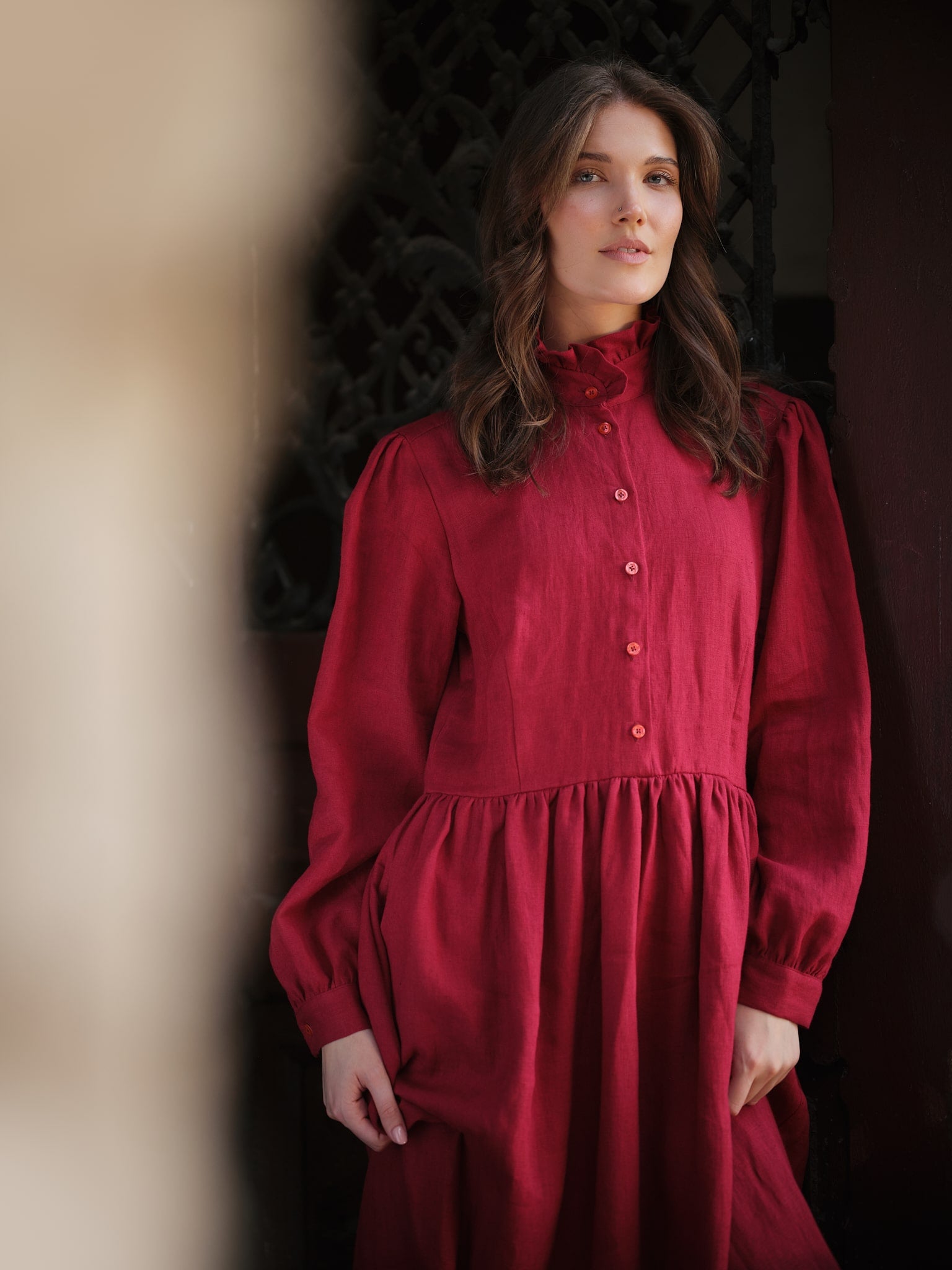 Rochie din In Runa Bordo