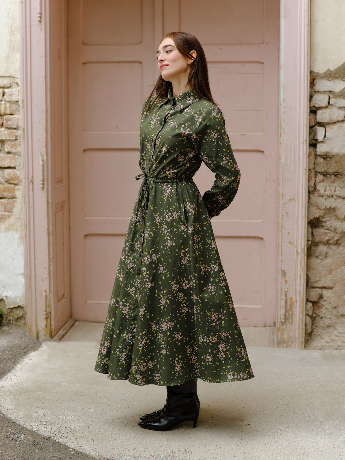 Rochie din Poplin de Bumbac Organic Edith