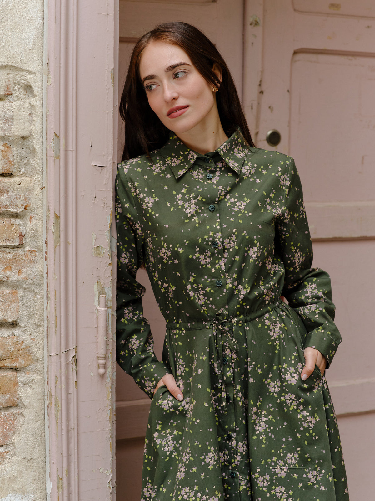 Rochie din Poplin de Bumbac Organic Edith
