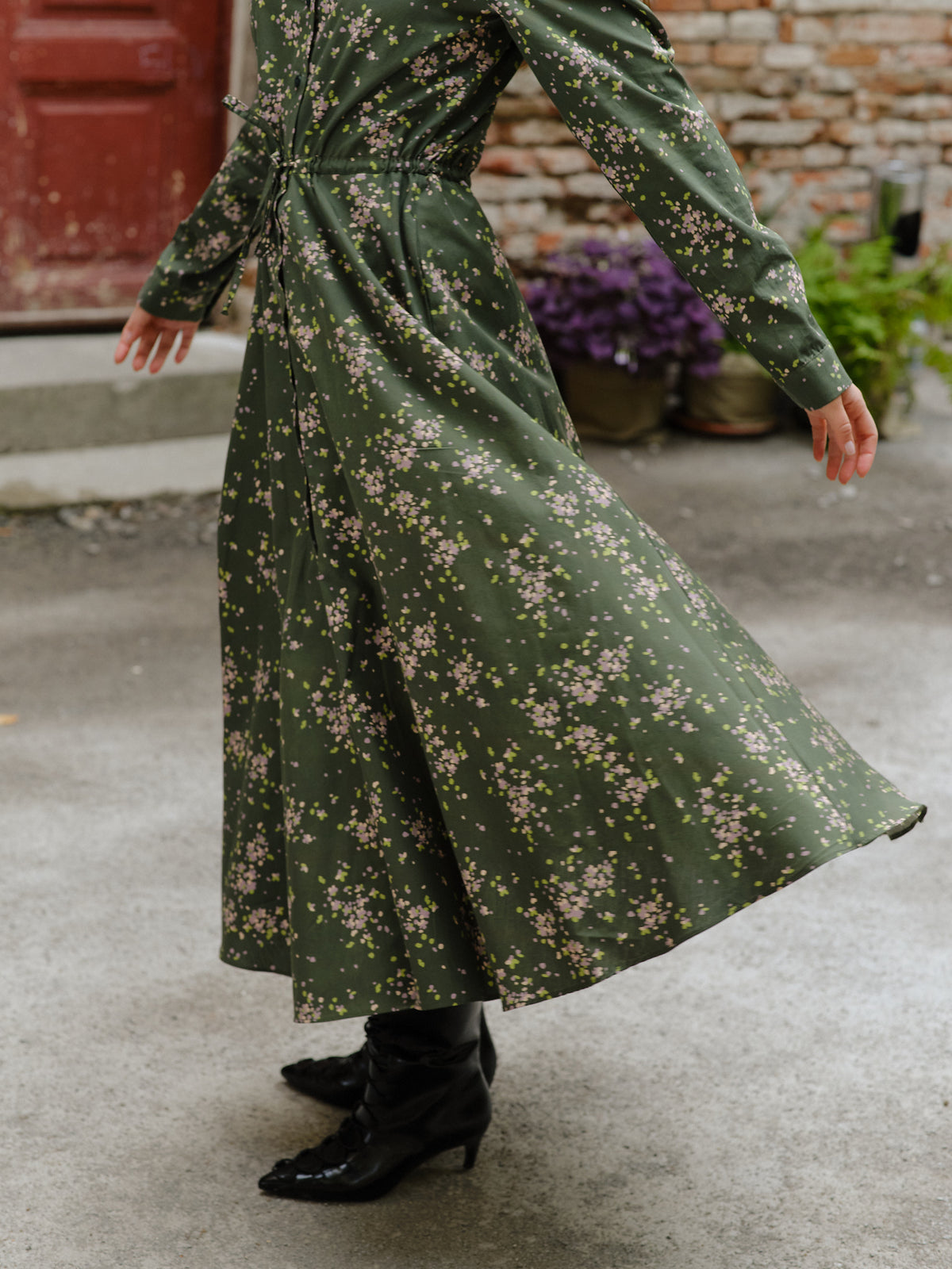 Rochie din Poplin de Bumbac Organic Edith