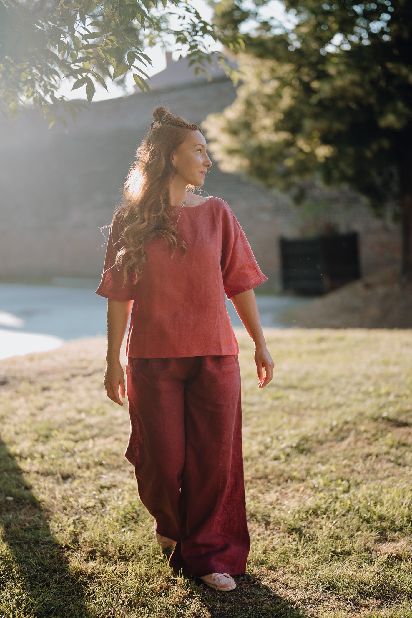 Oh Happy Day Linen Blouse
