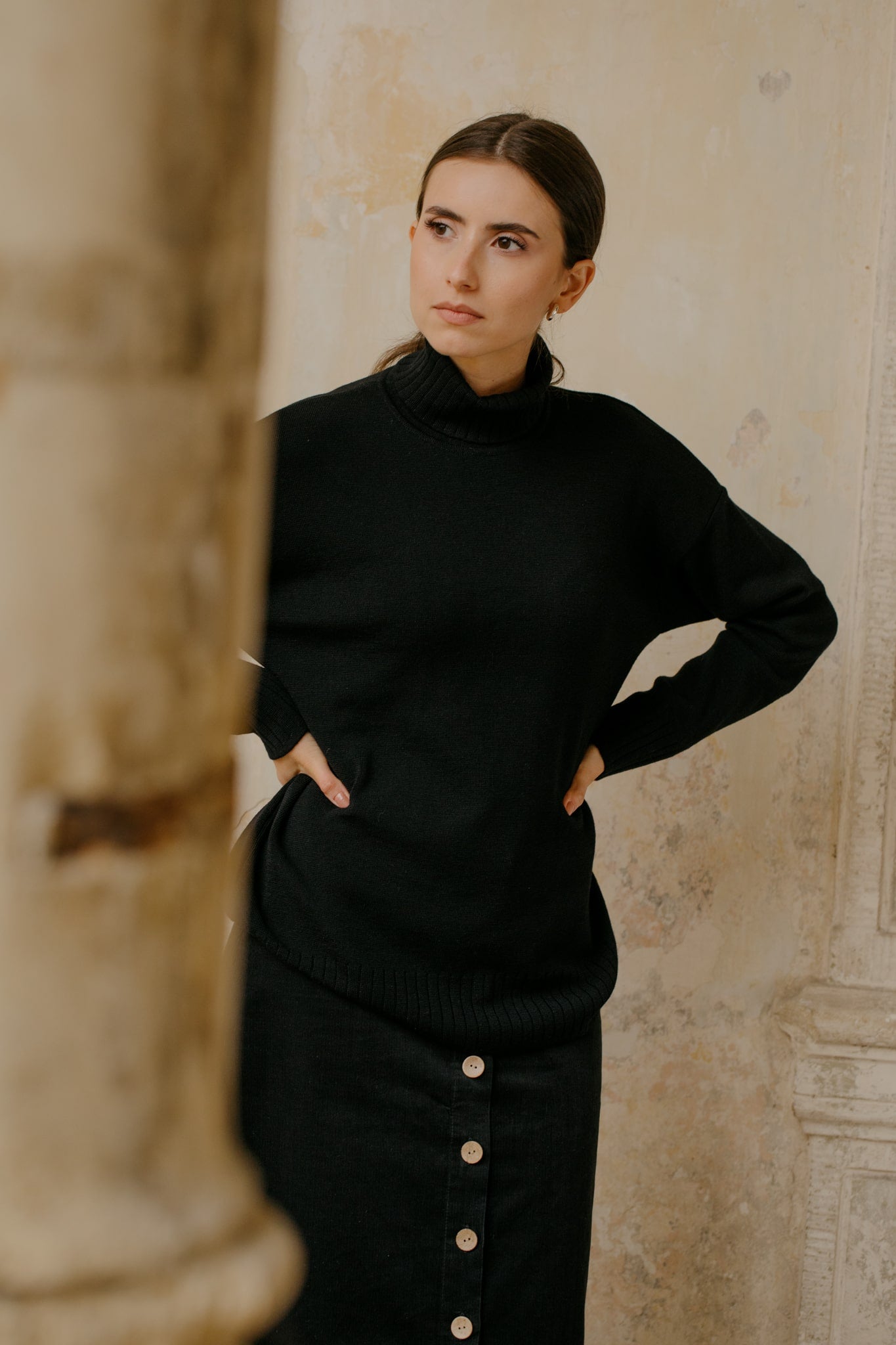 AMORE knitted wool sweater