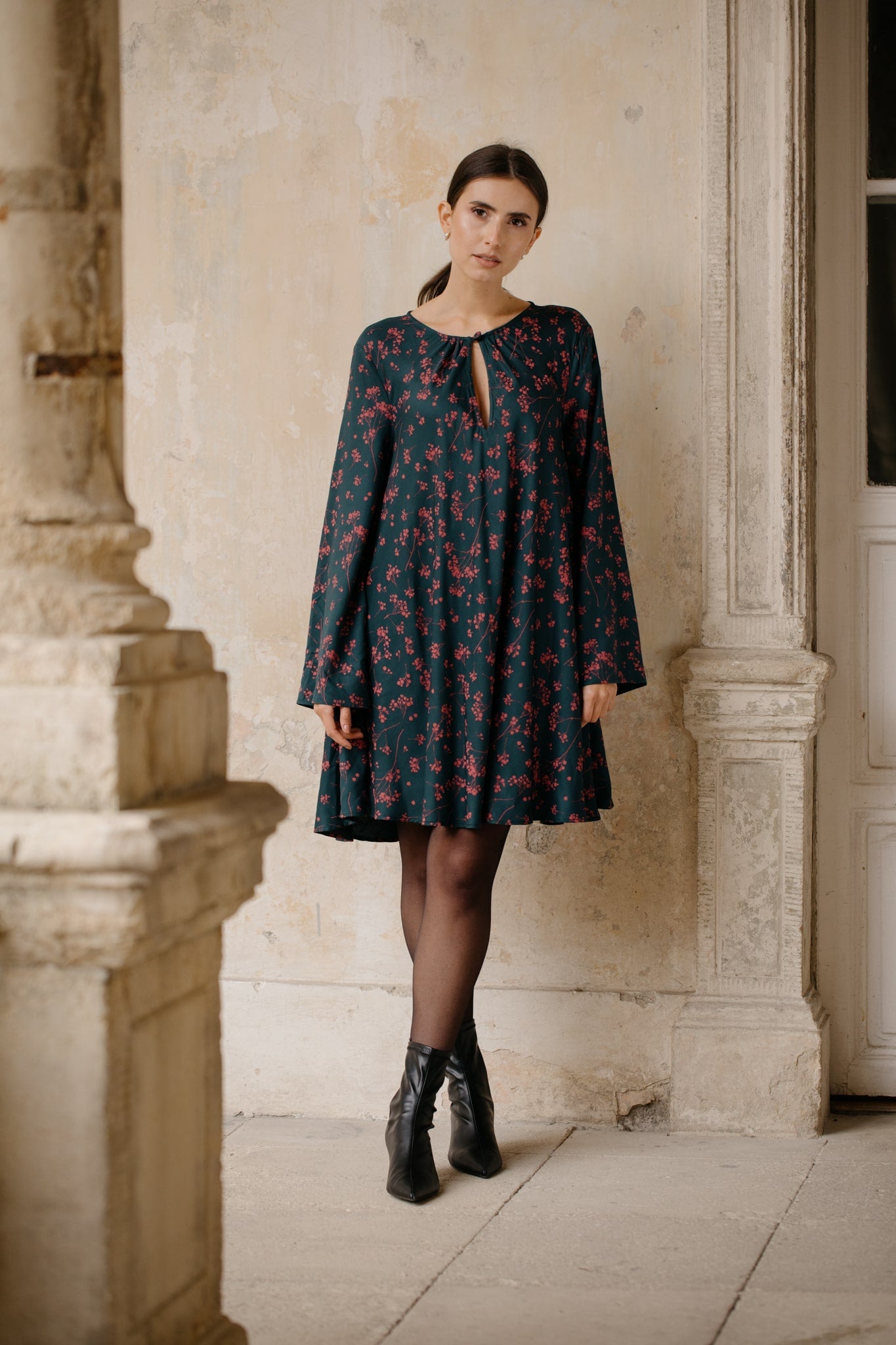 PRE-LOVED Rochie Scurtă Din Ecovero™ Elise Teracotă, Mărimea M