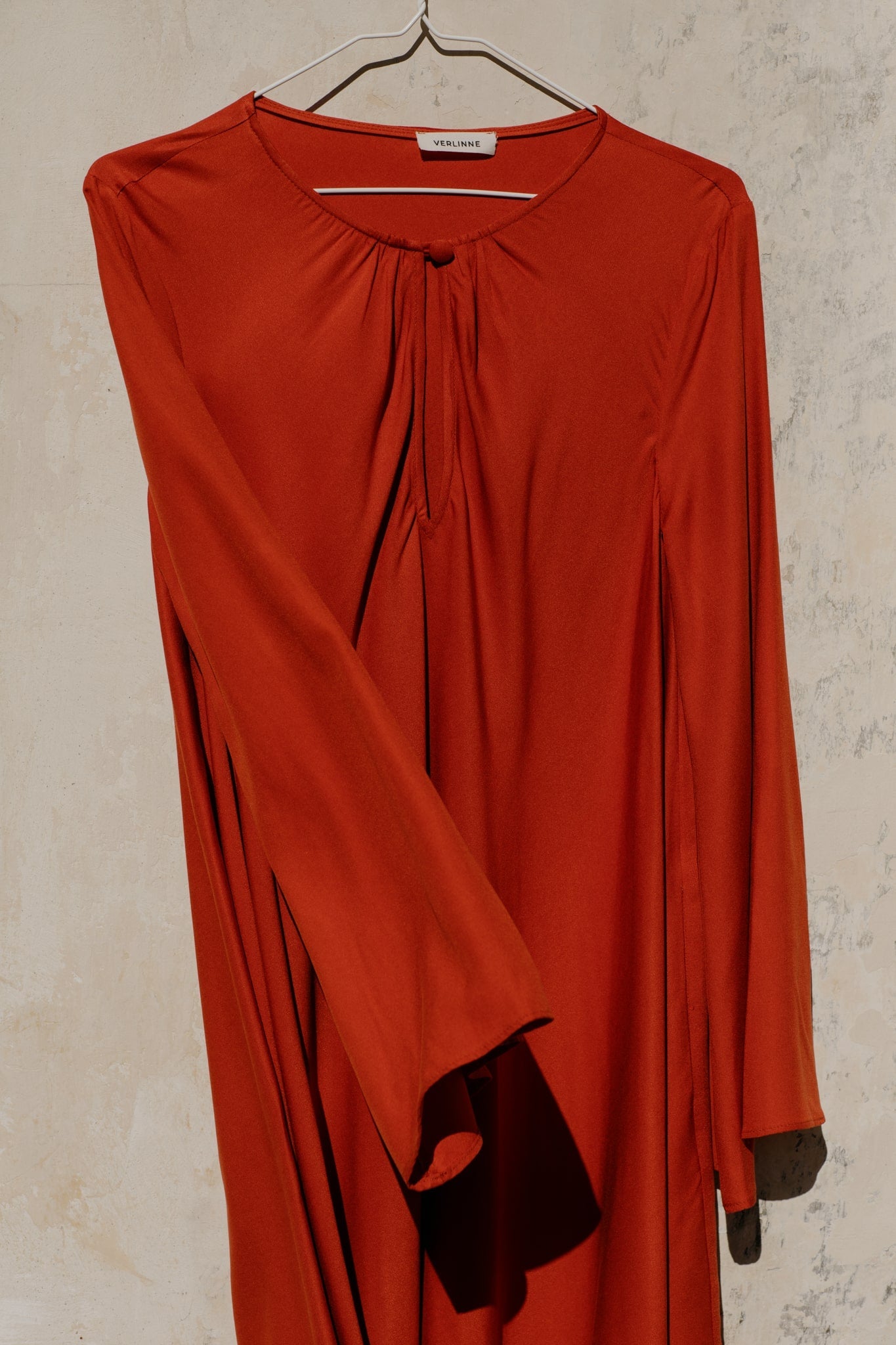 PRE-LOVED Rochie Scurtă Din Ecovero™ Elise Teracotă, Mărimea M