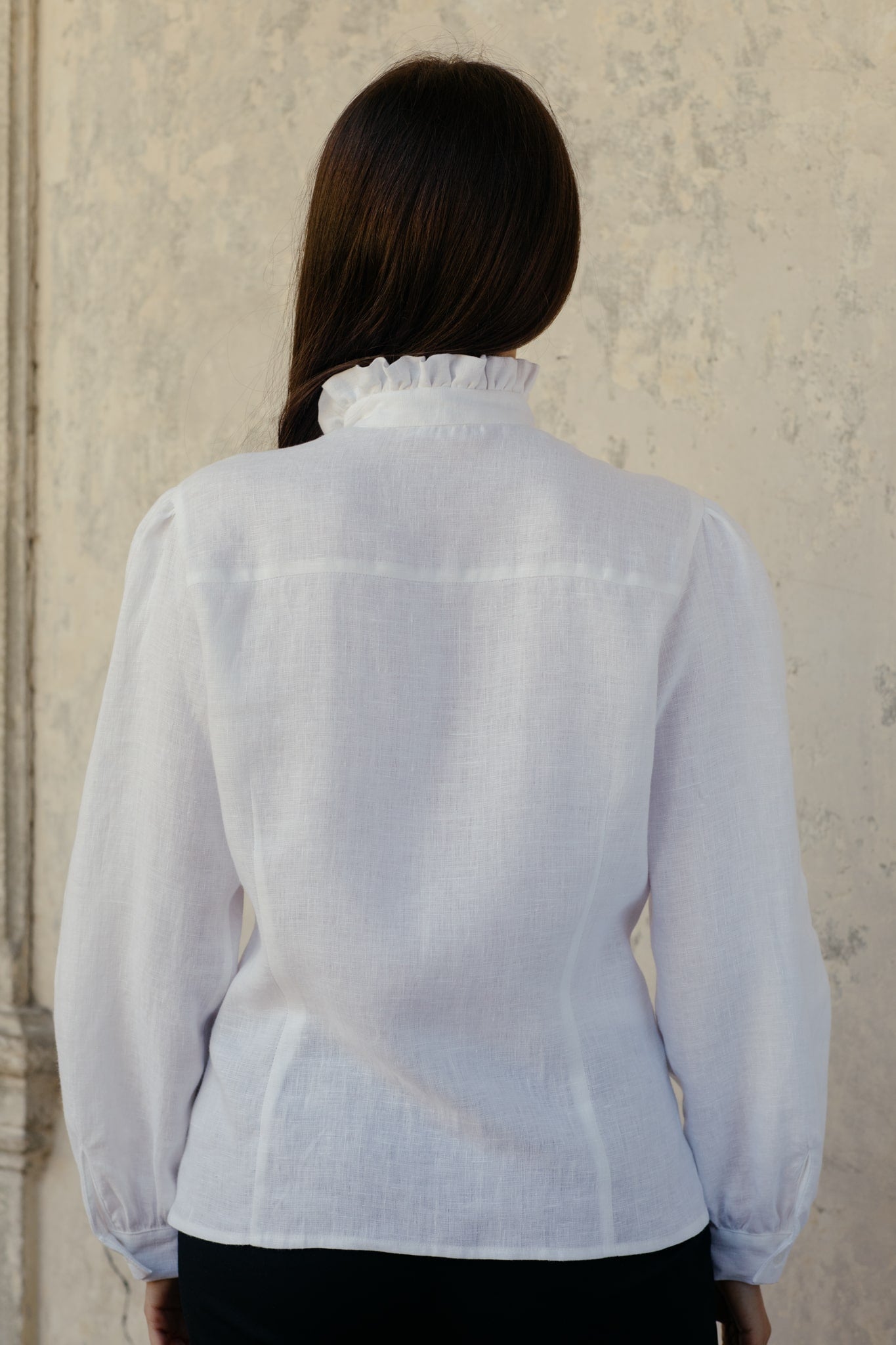 Linen shirt SCARLET