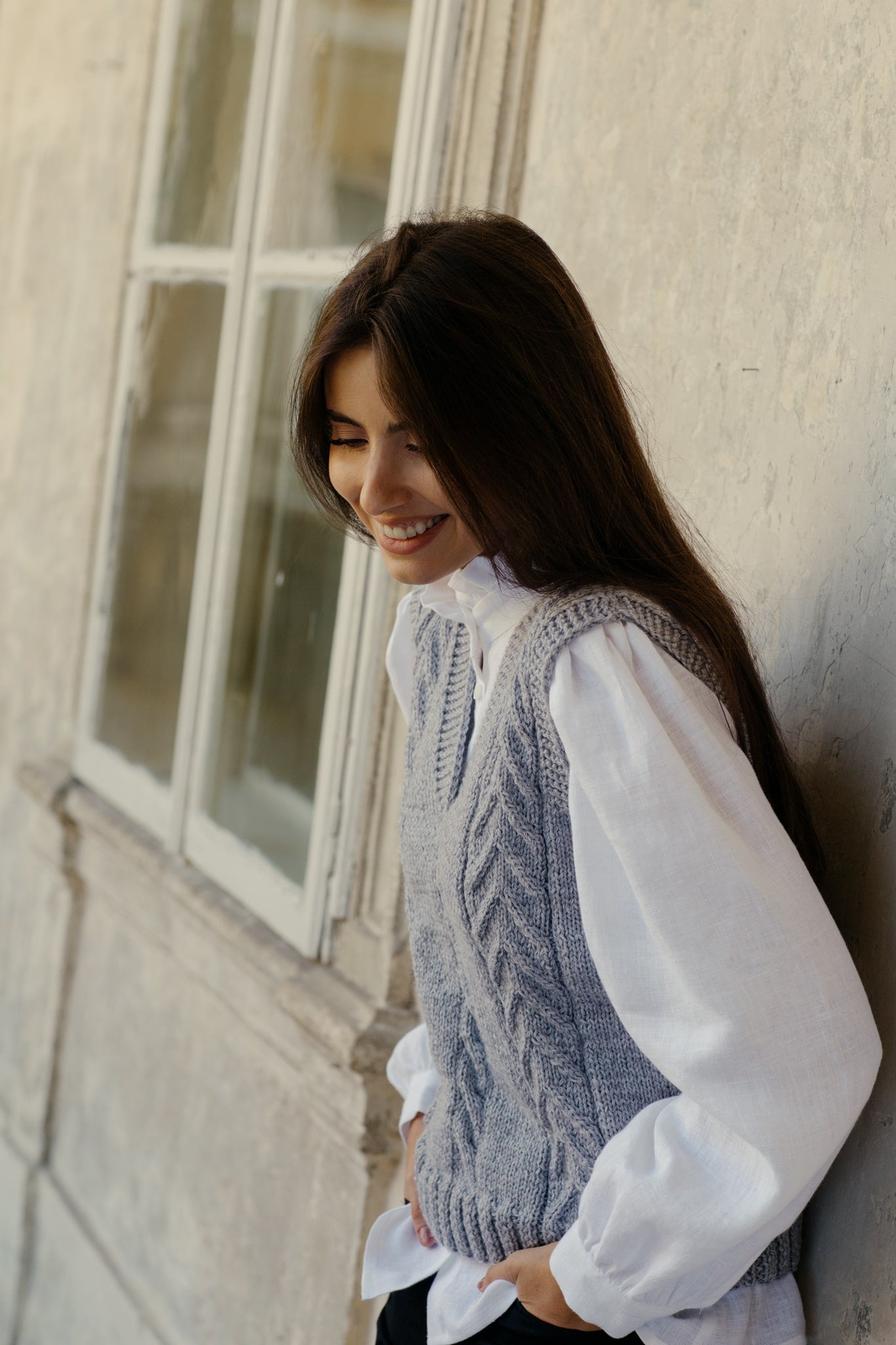 Linen shirt SCARLET