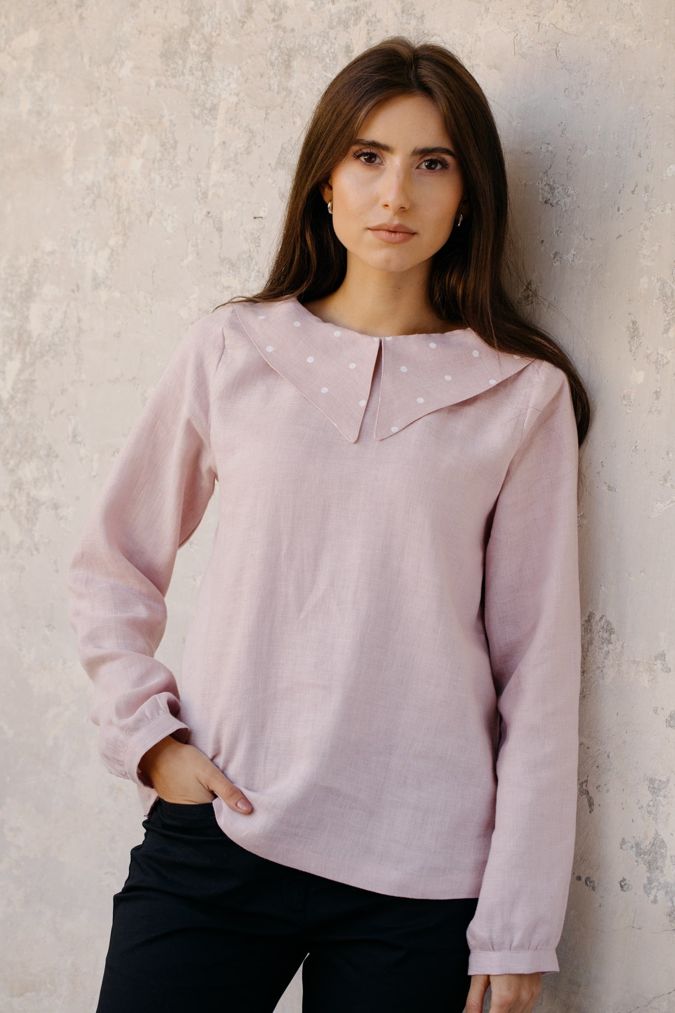 Linen blouse OLIVIA