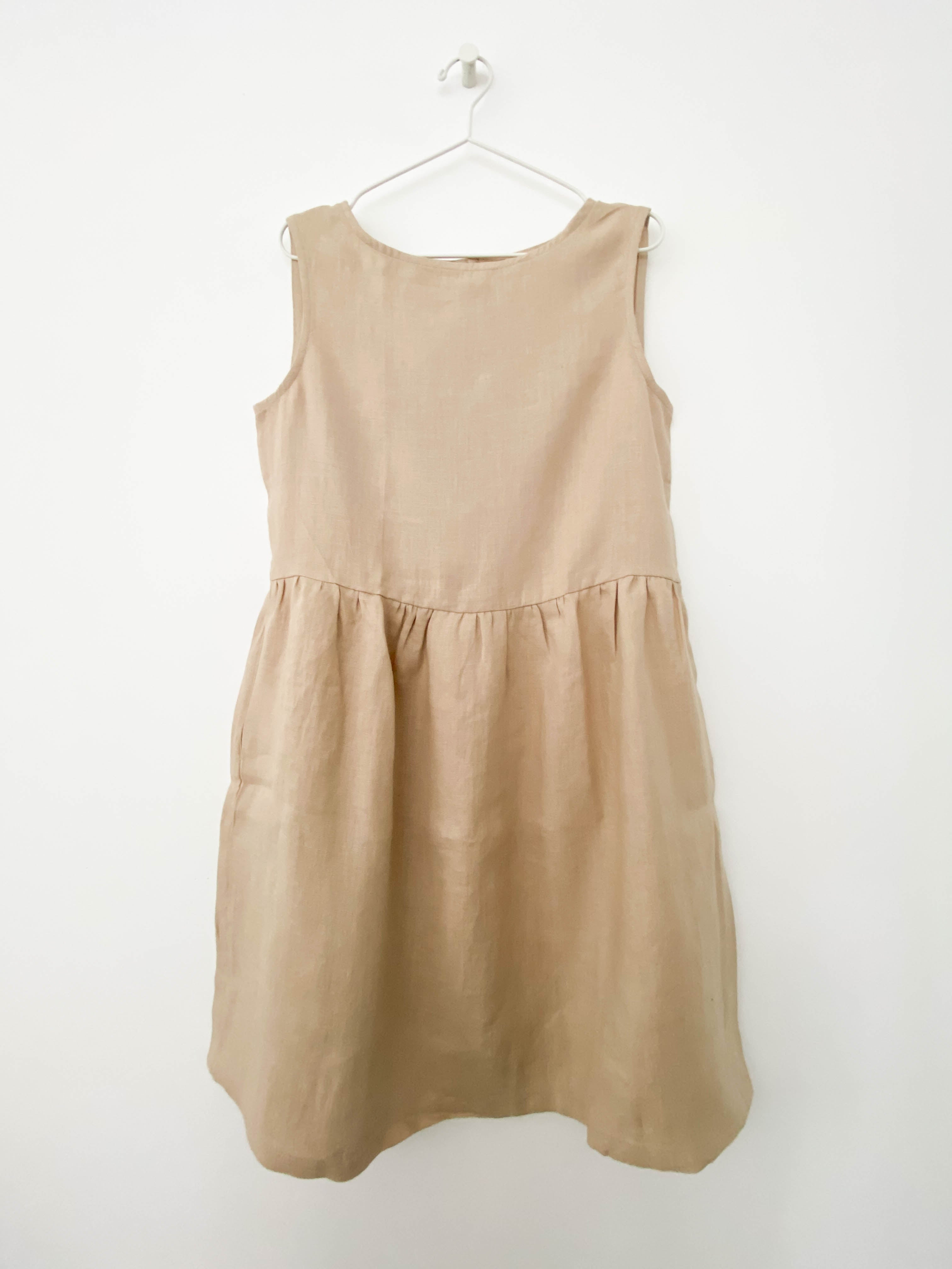 Rochie De In Fără Mâneci Vera Bej XL