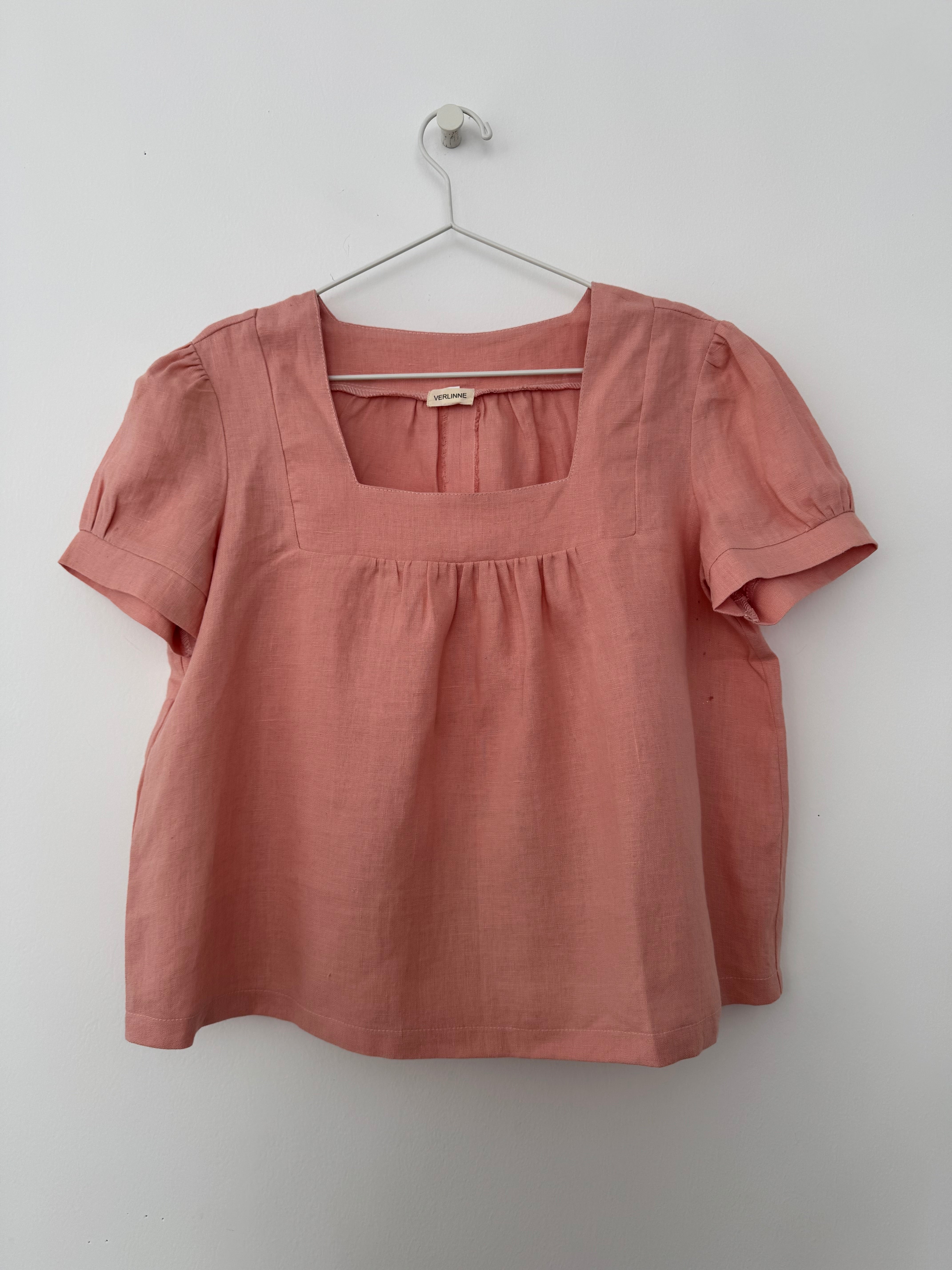 Bluză De In Cu Mânecă Scurtă Iulia Corai