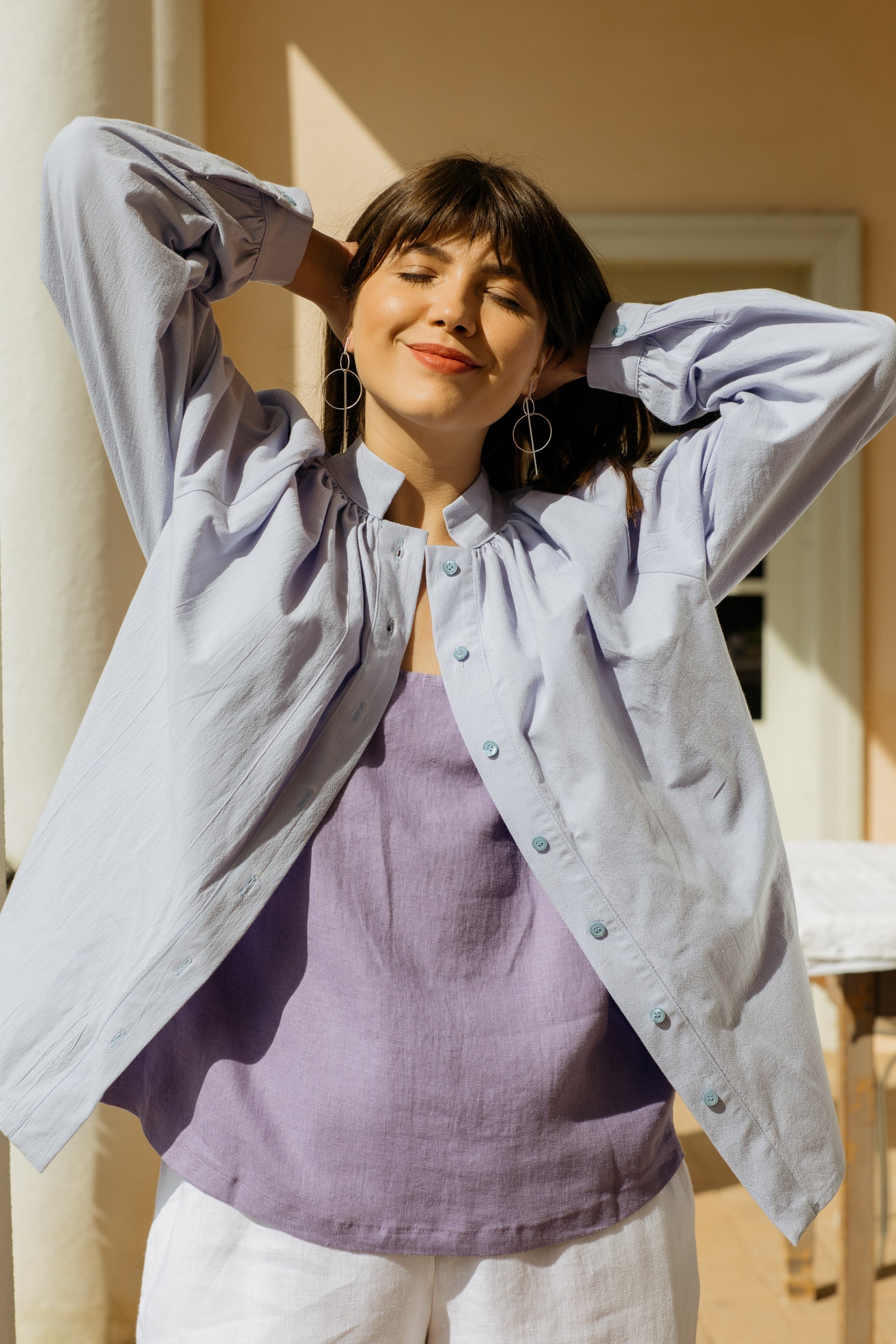 Emma Organic Cotton Relaxed Blouse