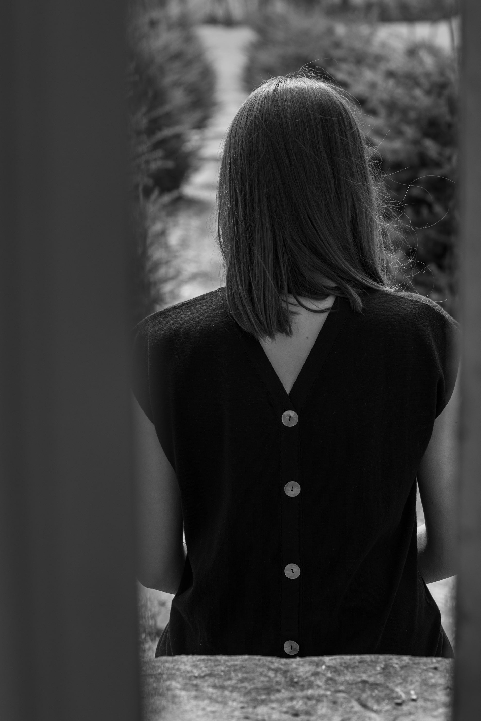 Easy-Black Organic Cotton Dress