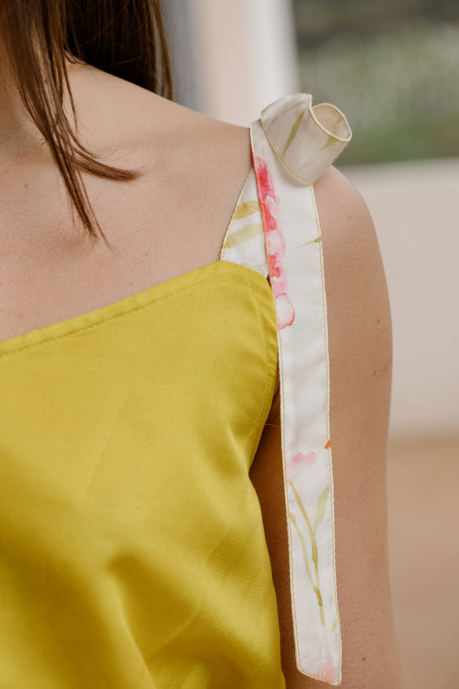 Citrone Tank Top Made of Natural Silk and Organic Cotton