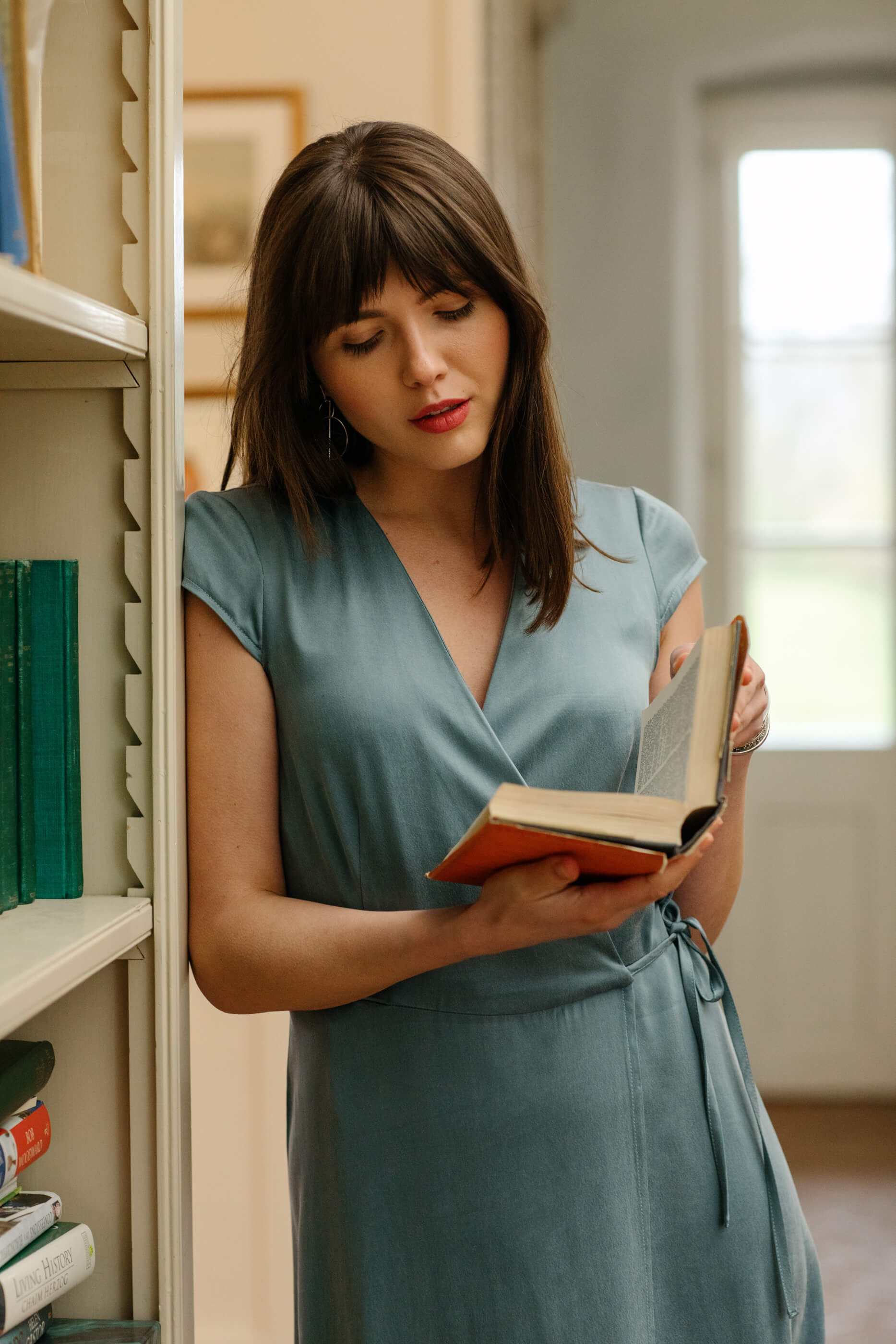 MICHELLE Wrap Cupro Dress