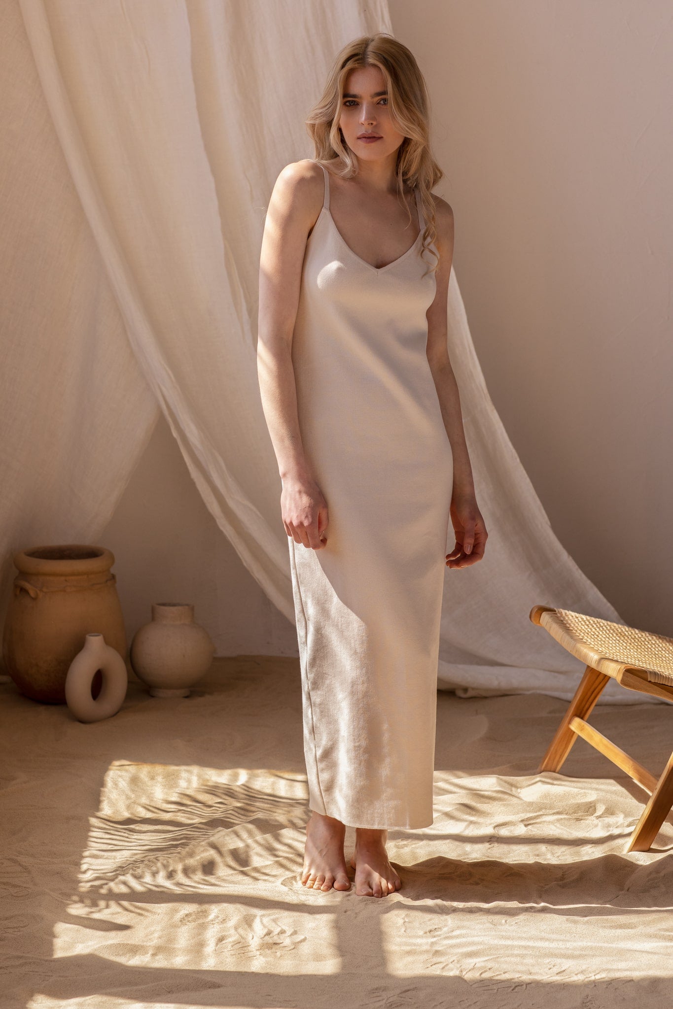 Knitted Slip Dress