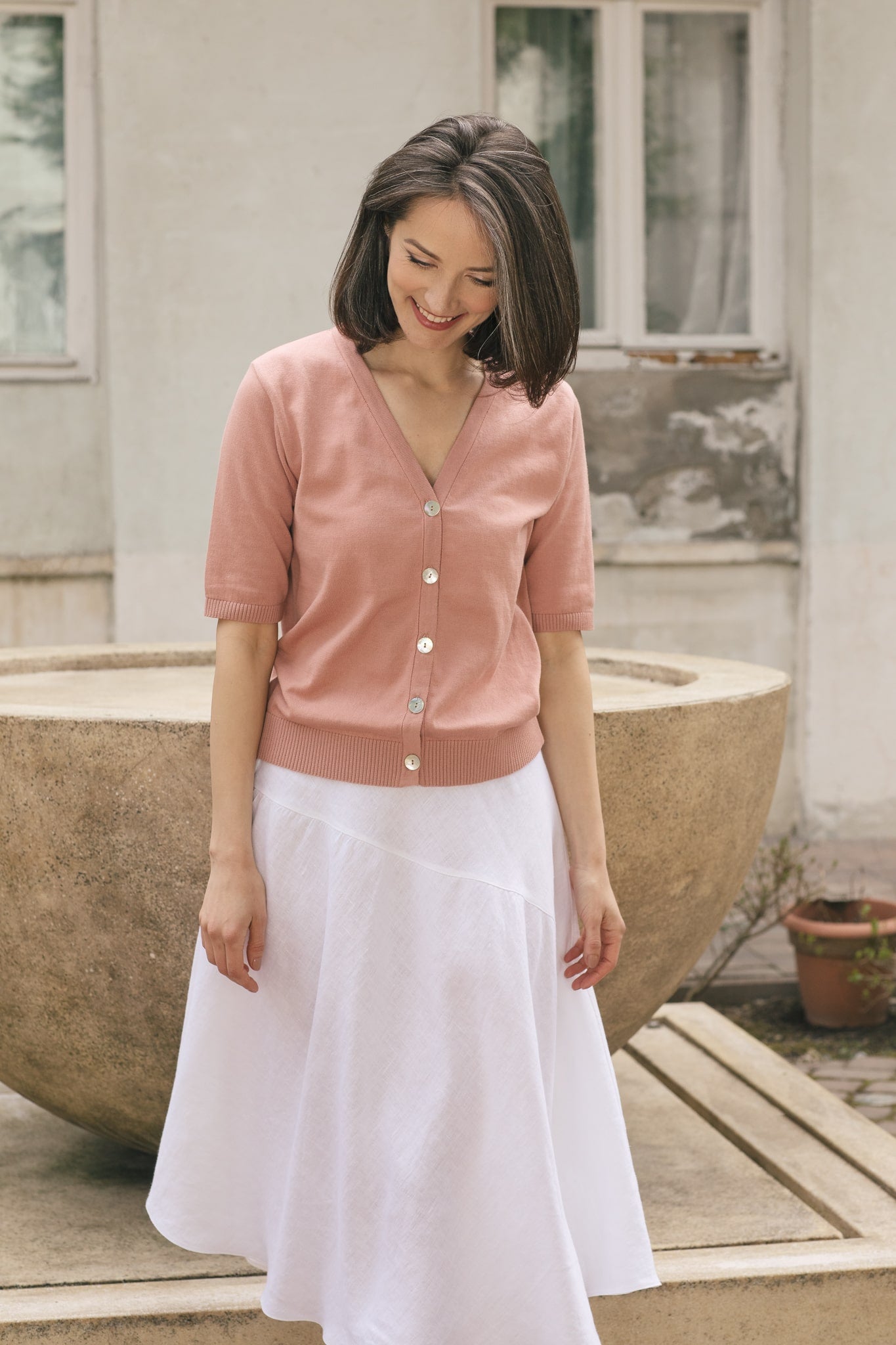 Lucille Full Midi Linen Skirt