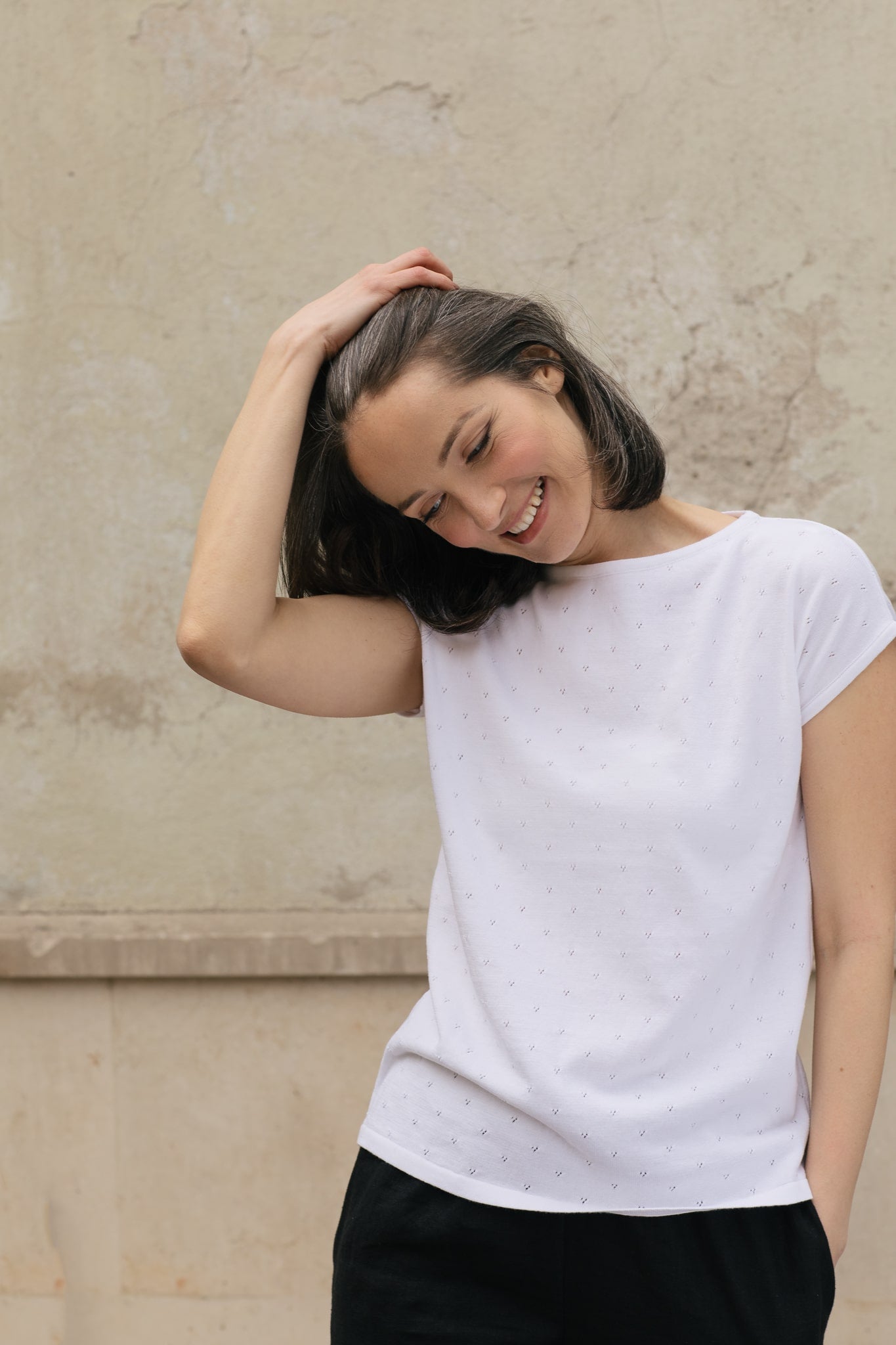 Finely Knitted Organic Cotton Top