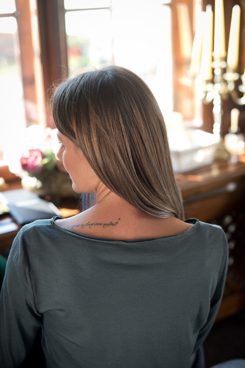 Bluză Din Jerseu De Lână Merinos Extrafină Organică