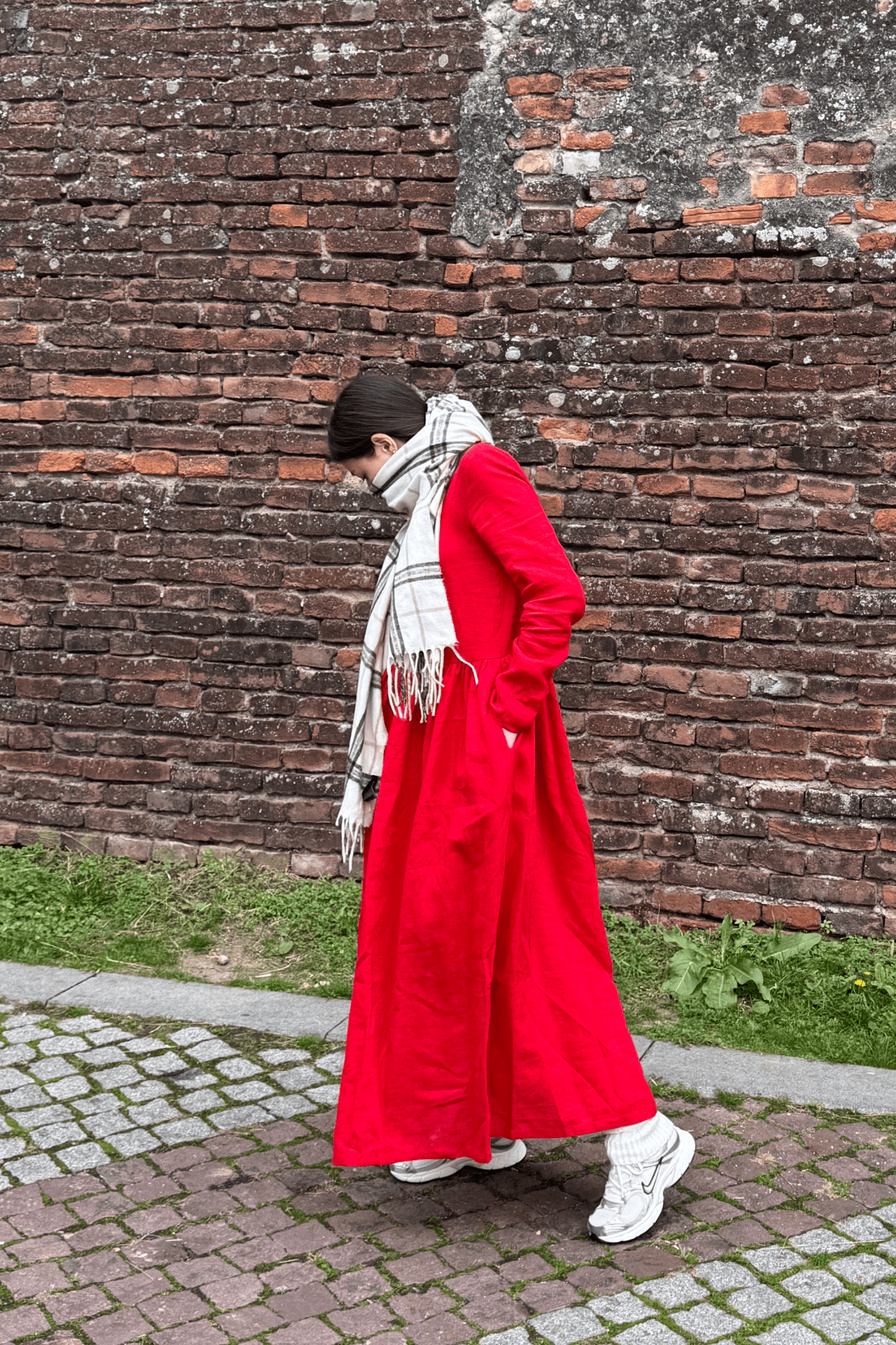 Rochie Din In Lungă, Lejeră Margo Roșie