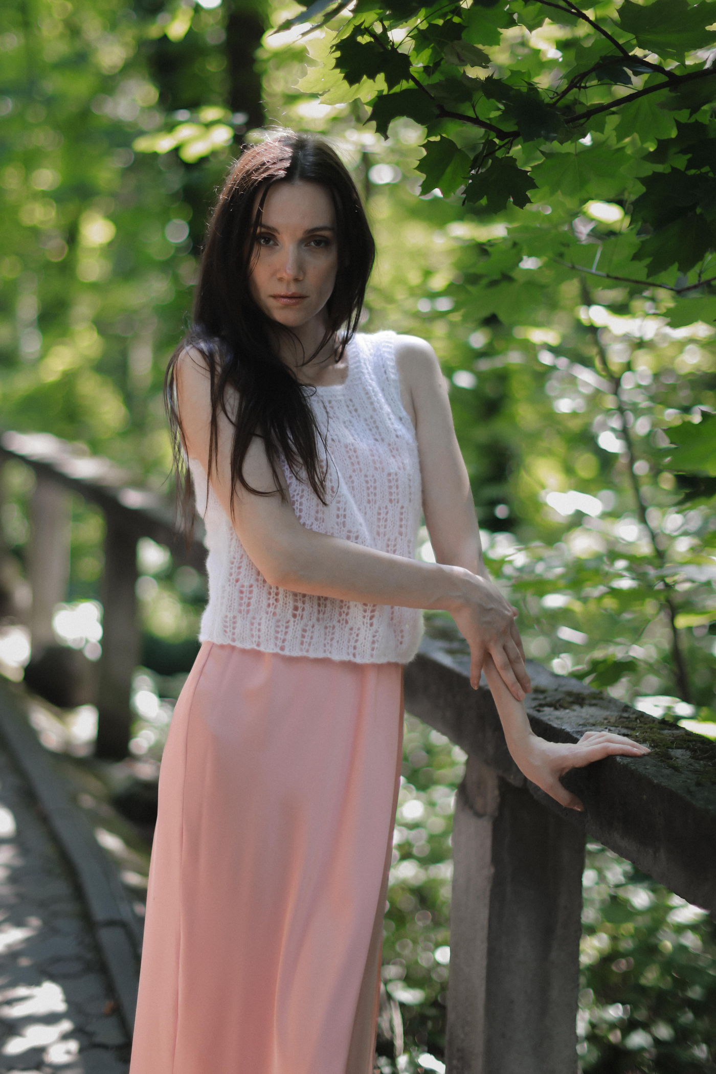  Mohair and Natural Silk Knitted Top