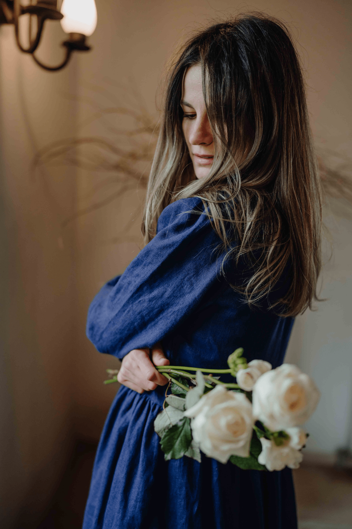 Rochie din In Runa Bleumarin