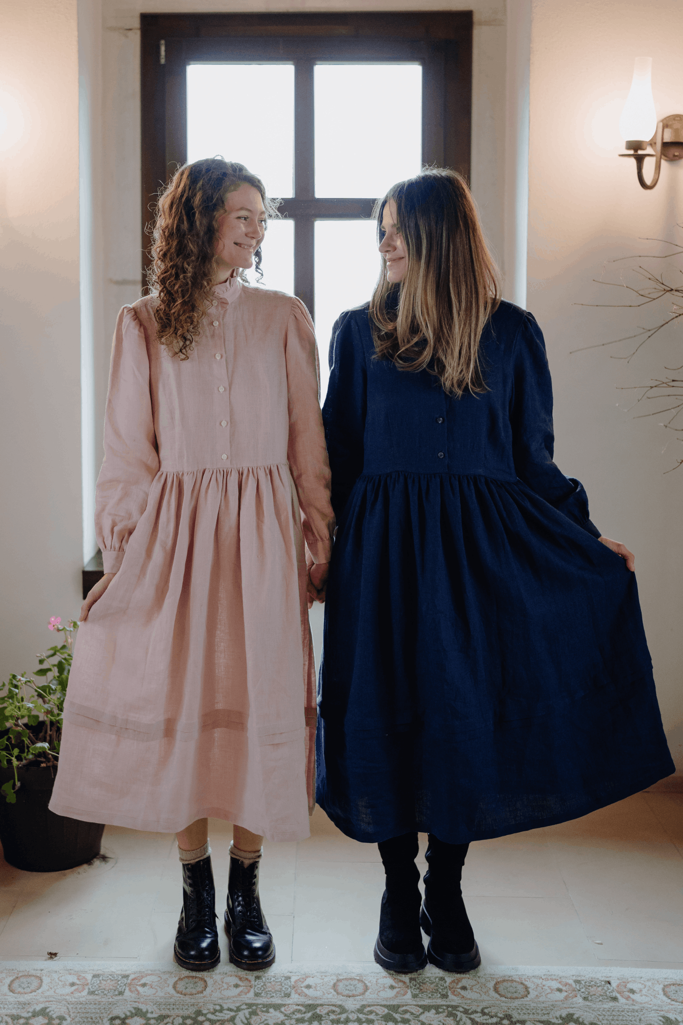 Rochie din In Runa Bleumarin