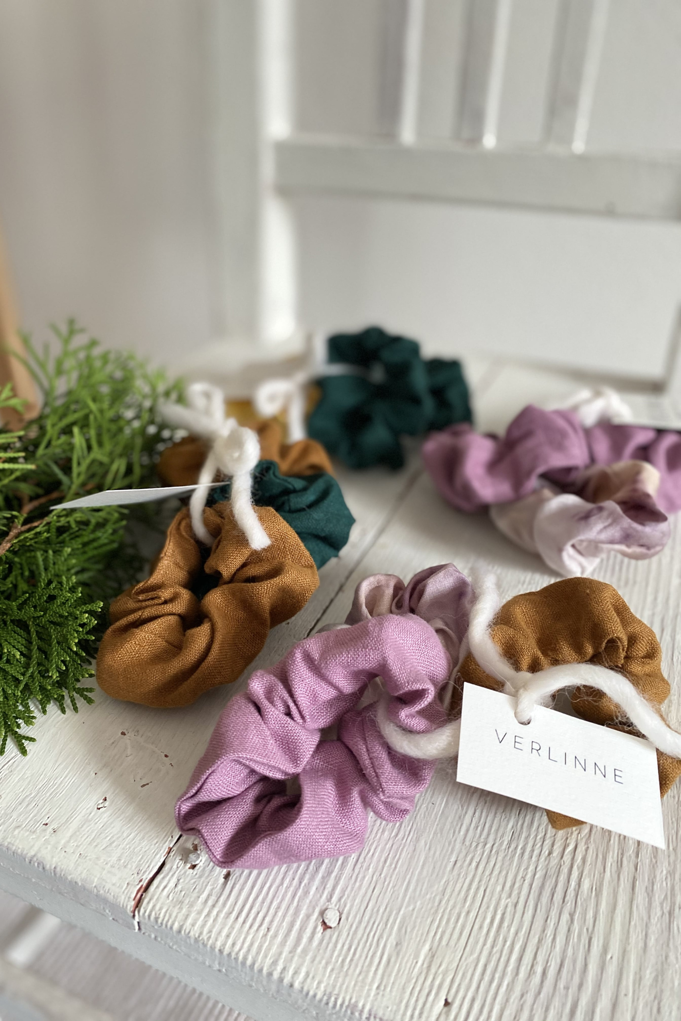 NO WASTE scrunchies - set of three