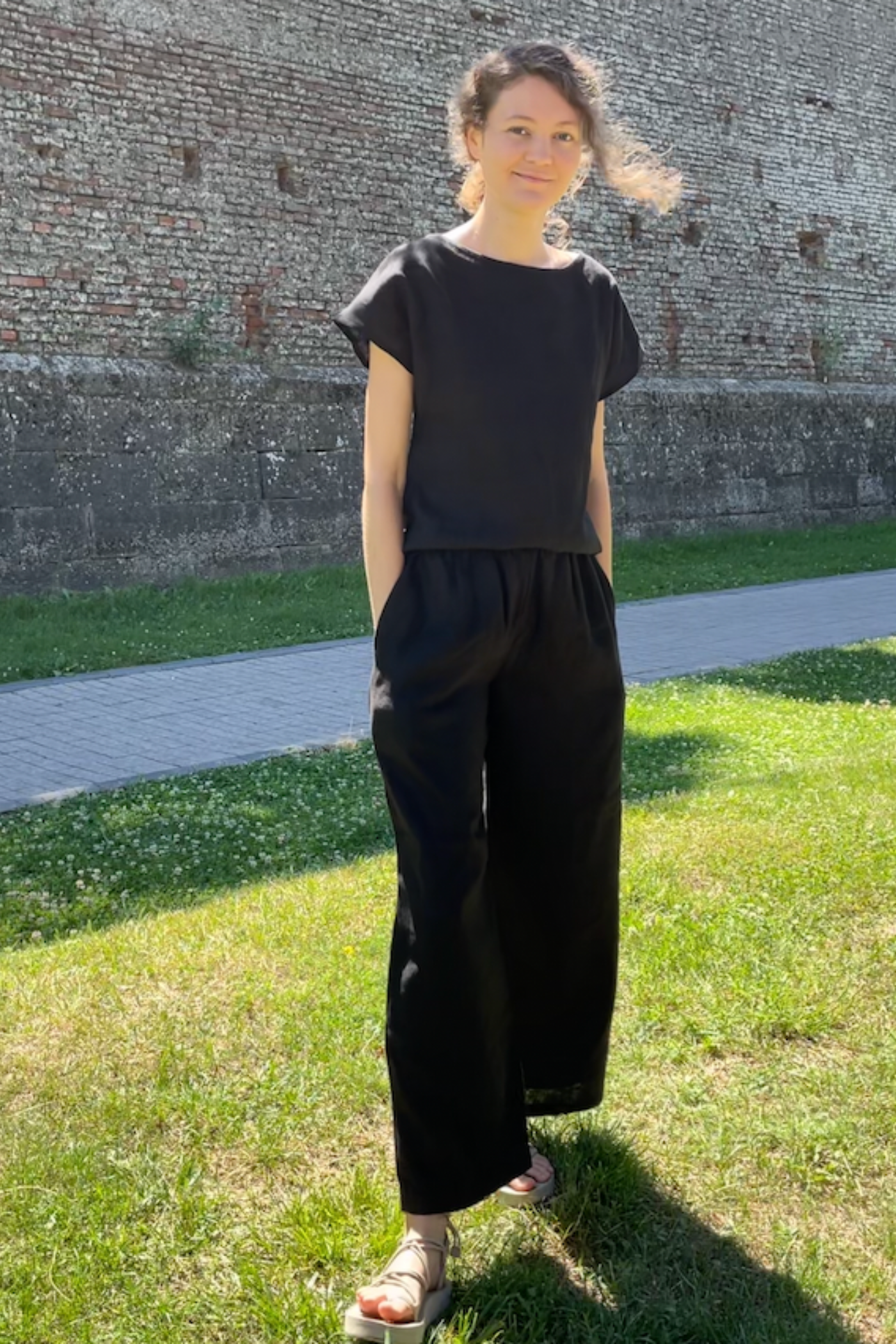 Wide Linen Trousers