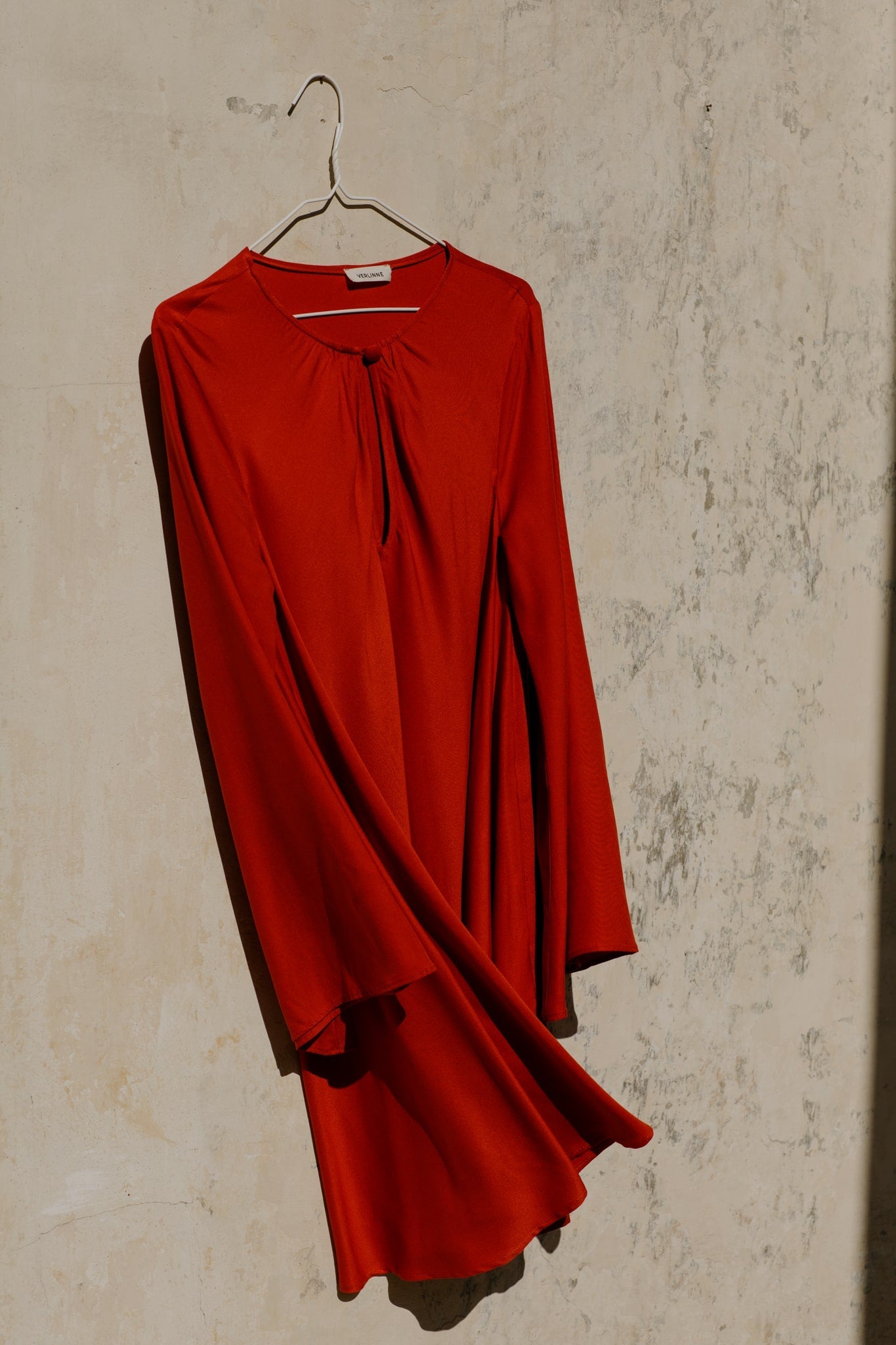 PRE-LOVED Rochie Scurtă Din Ecovero™ Elise Teracotă, Mărimea M