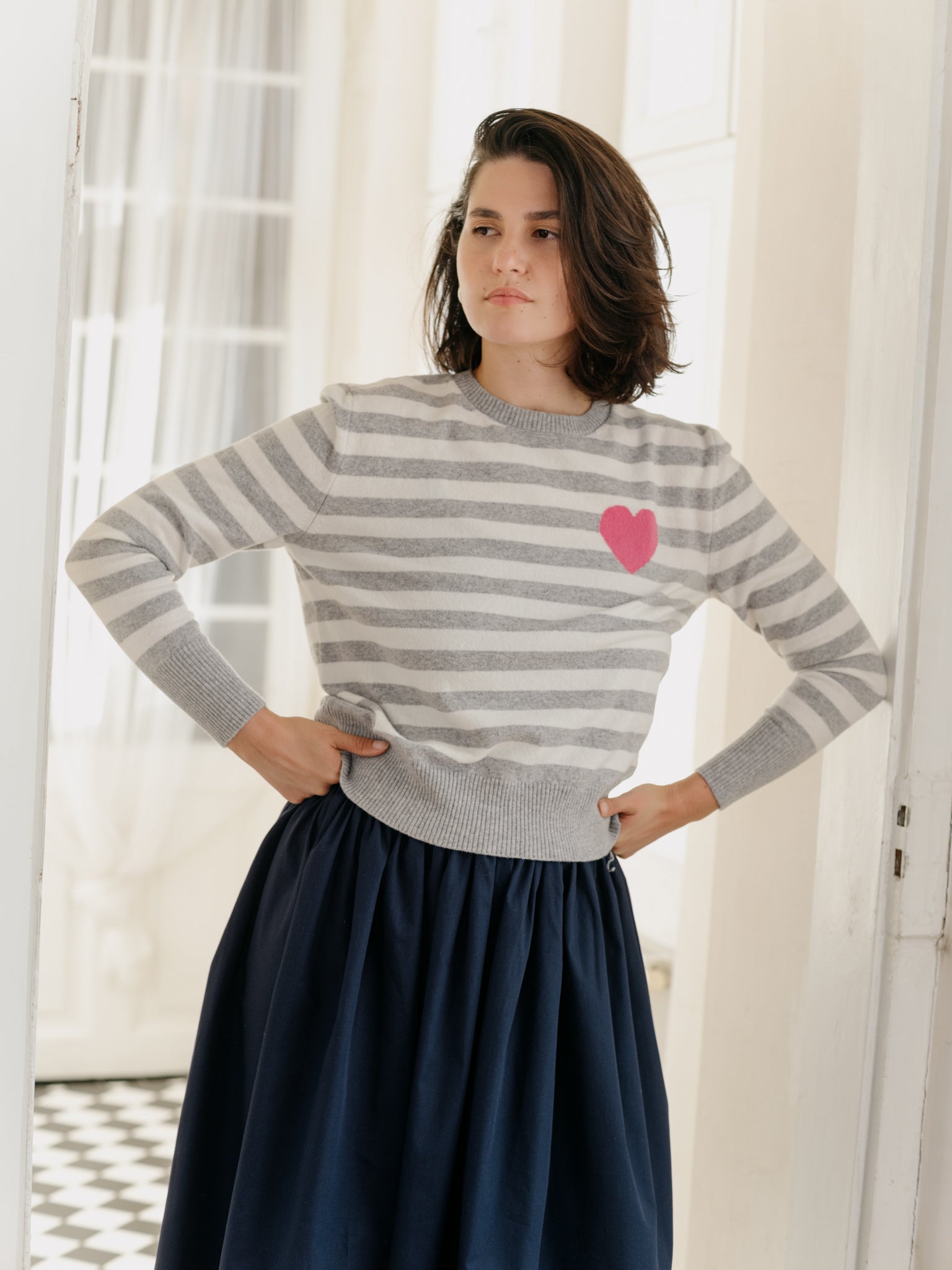 Be kind to yourself Wool Jumper Fuchsia