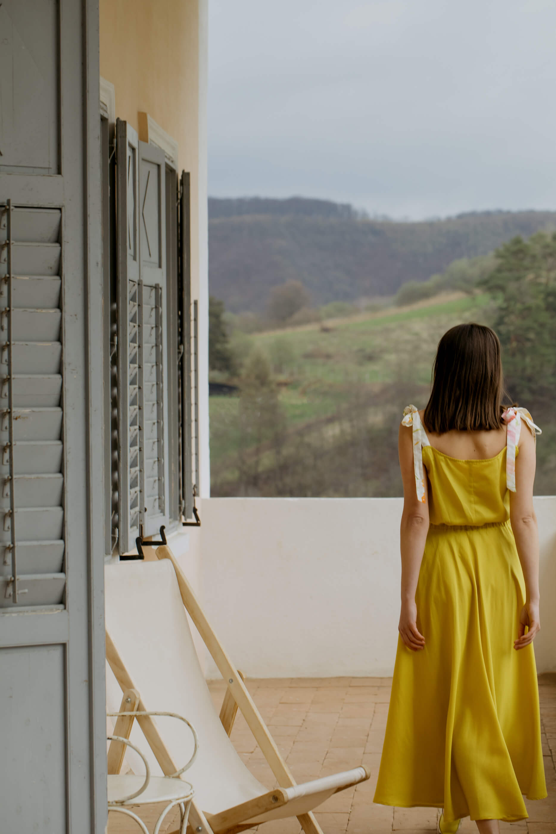 Long and Airy Skirt in Silk and Organic Cotton