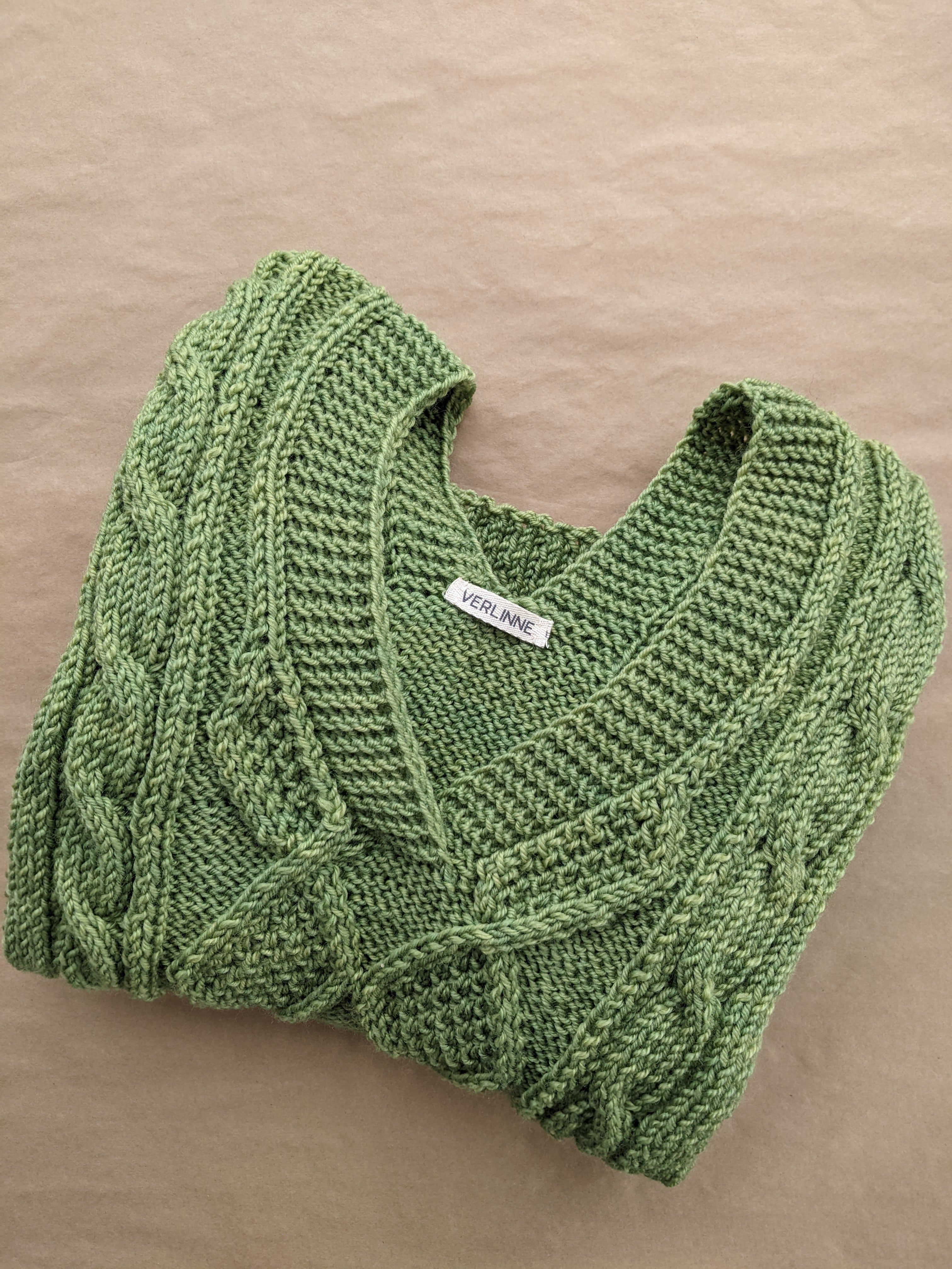 Pulover Din Lână Merinos Vopsită Cu Plante - Awake - Verde Limited Edition