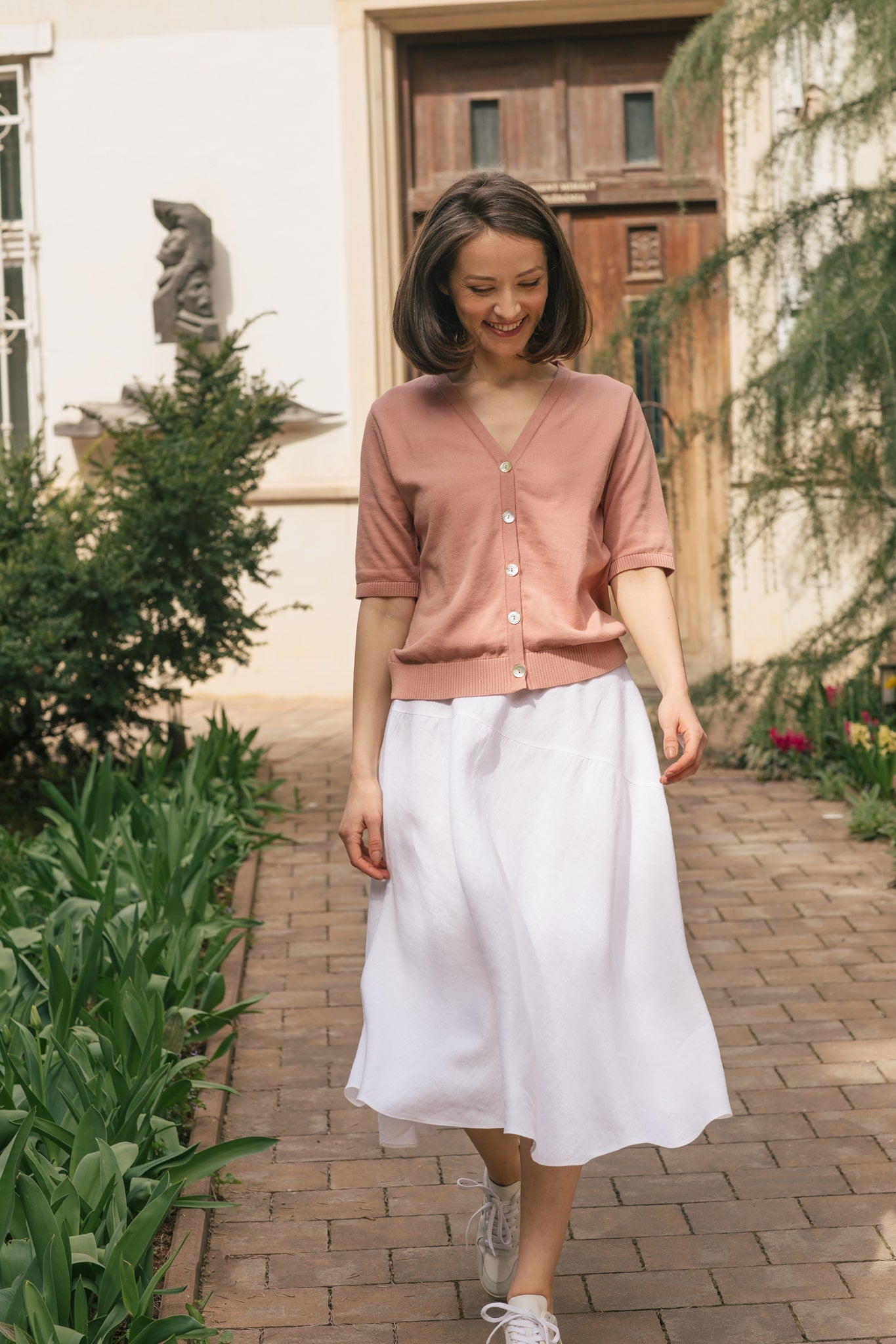 Lucille Full Midi Linen Skirt