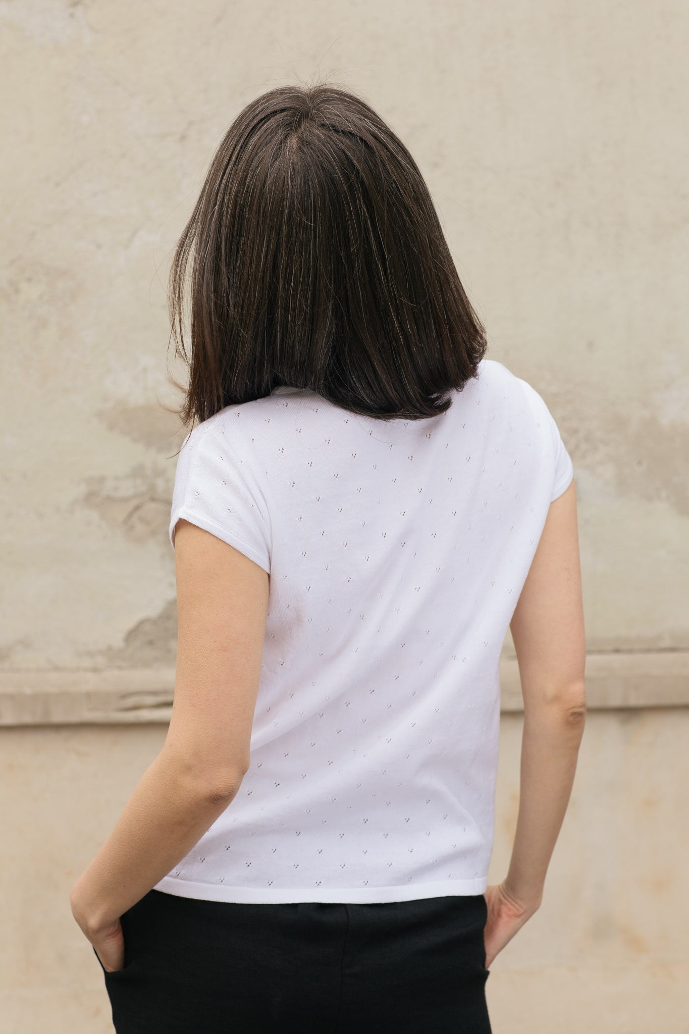 Finely Knitted Organic Cotton Top